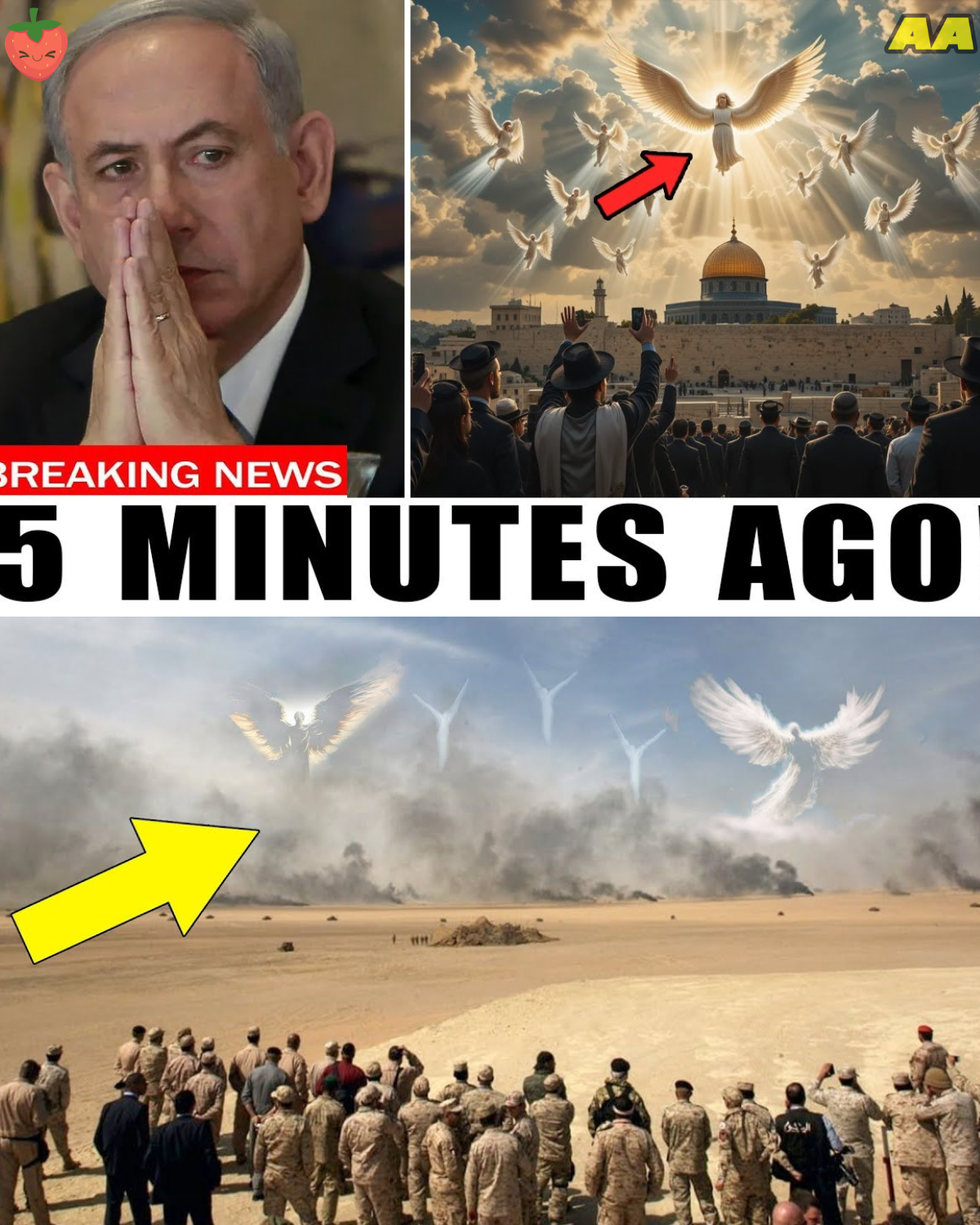 Army of Angels Appears Over Jerusalem