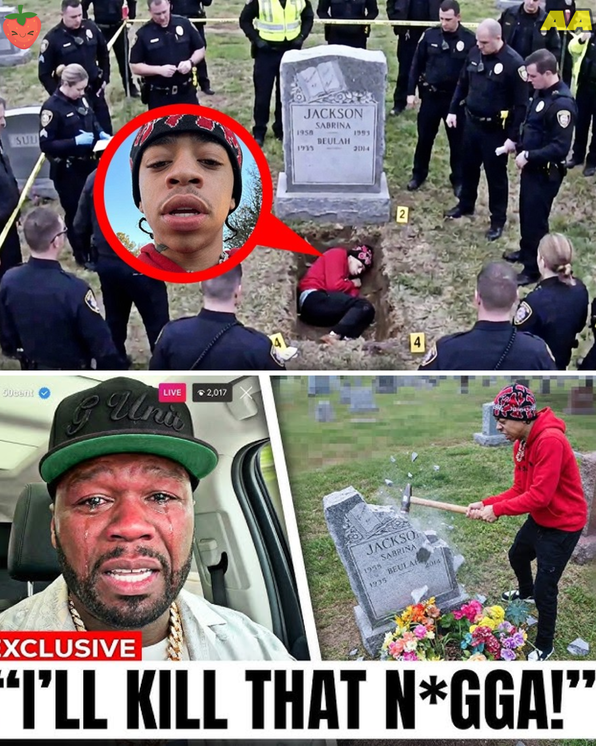 What They Found At 50 Cent’s Mother’s Grave After King Harris’ Video Will Leave You SPEECHLESS