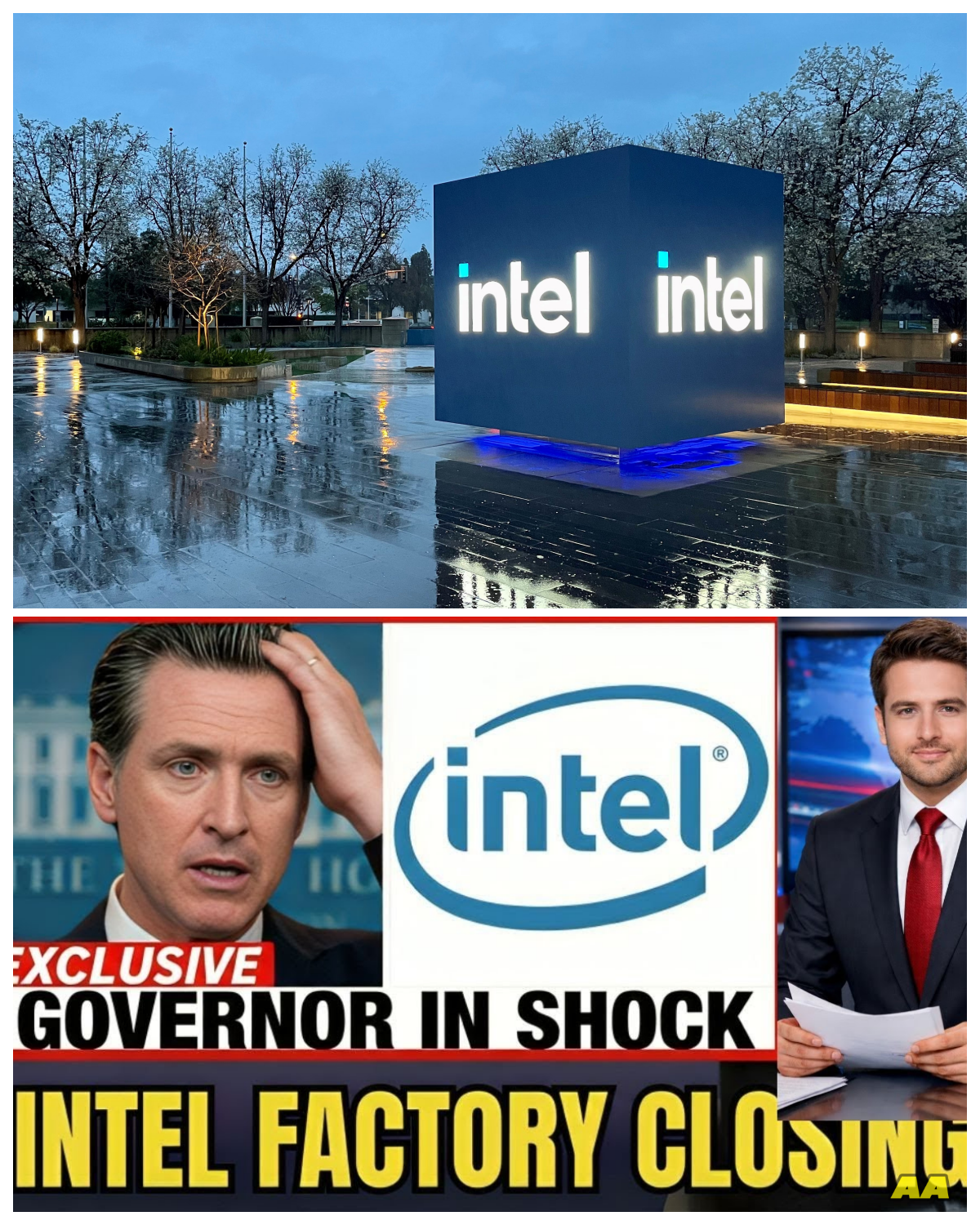 🚨 TECH MELTDOWN: CALIFORNIA GOVERNOR IN SHOCK AS INTEL SLAMS FACTORY DOORS SHUT