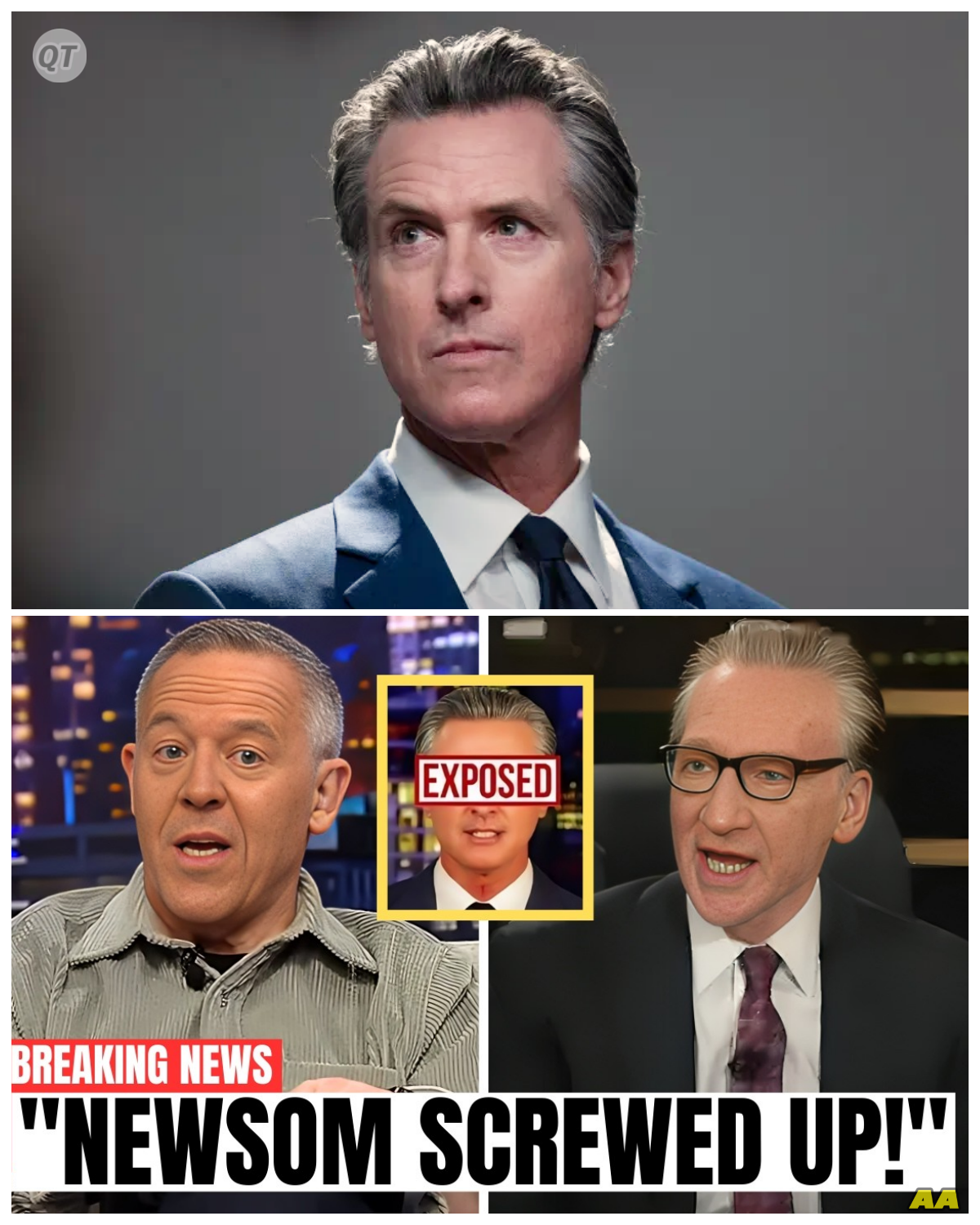 🐘 Gutfeld and Maher SLAM Gavin Newsom: A Live TV Showdown You Can’t Miss! 📺 When sharp wit meets political firepower, the results are electrifying! In an unforgettable live segment, Greg Gutfeld and Bill Maher took Governor Gavin Newsom to task, sparking a debate that captivated audiences. What were the key takeaways from this intense confrontation, and how did it shape the political landscape? Don’t miss the highlights of this explosive encounter! 👇