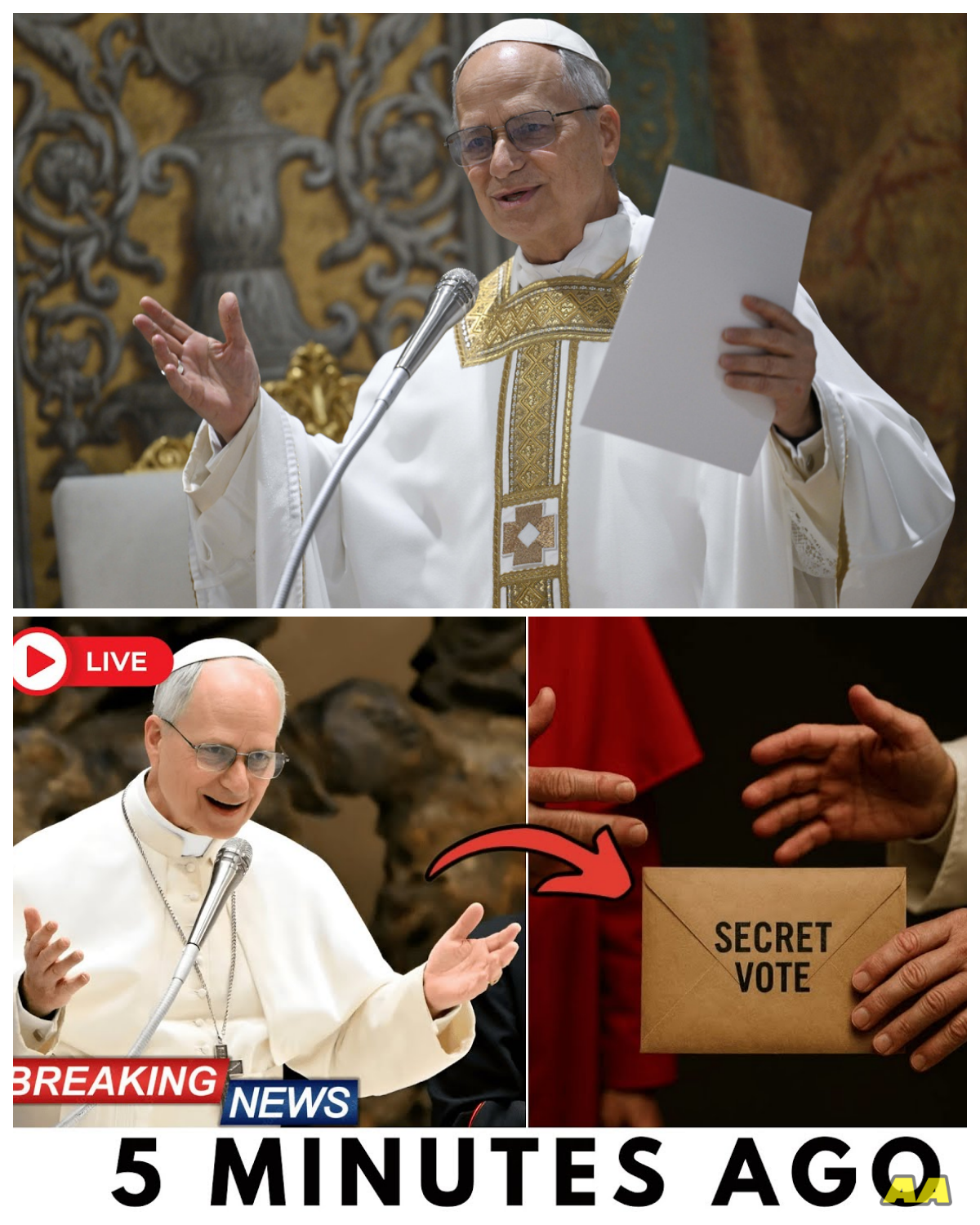 🔥 Secret Ballot in the Vatican—Midnight Plot to OUST Pope Leo XIV Uncovered as Cardinals Slip Through Shadowed Corridors, Whispers of Betrayal Echo Beneath the Sistine Ceiling, and the Throne of St. Peter Suddenly Looks Terrifyingly Fragile 🗝️