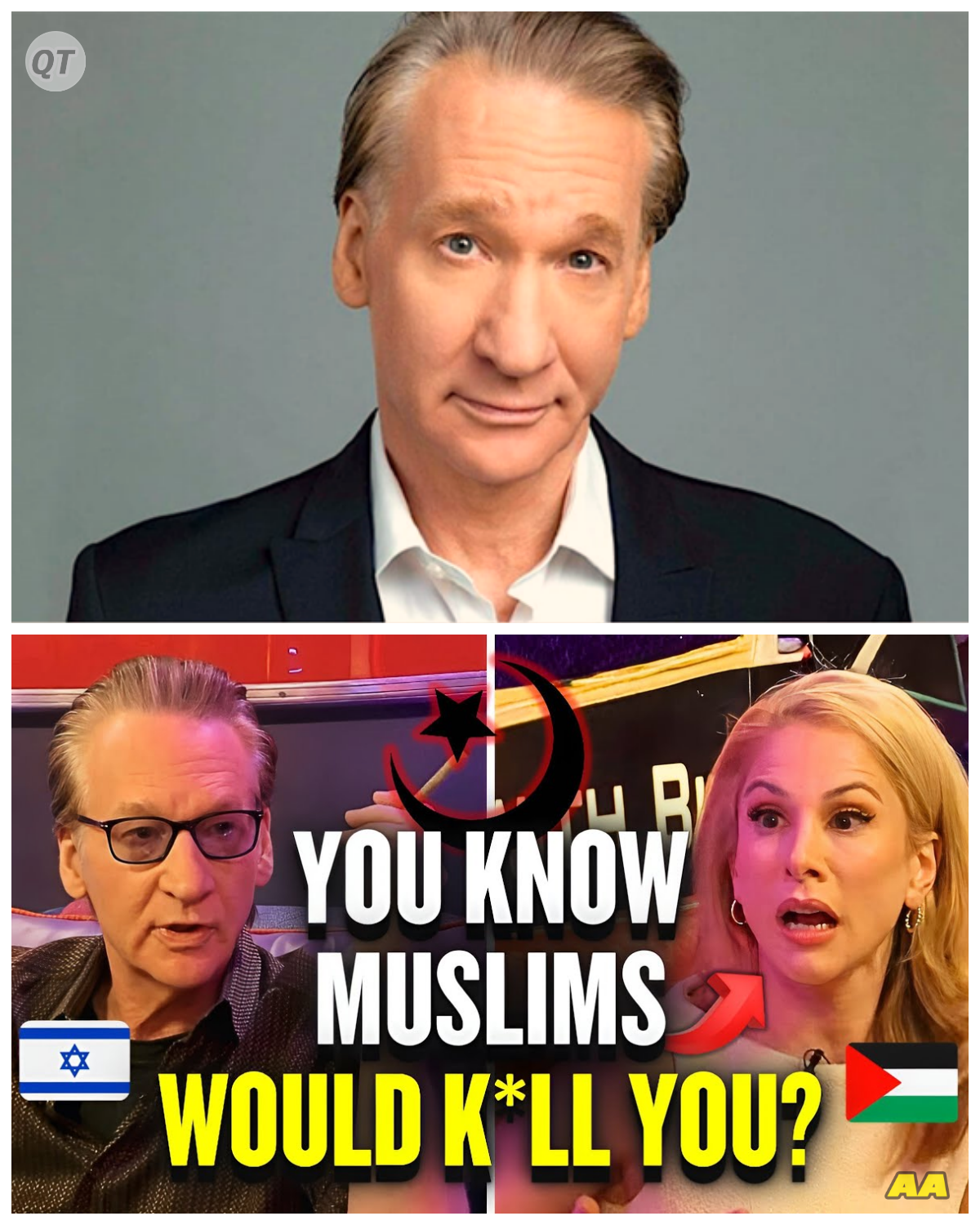 🐶 BILL MAHER STIRS the POT! ANA KASPARIAN PANICS When Asked About Living in a Muslim Country