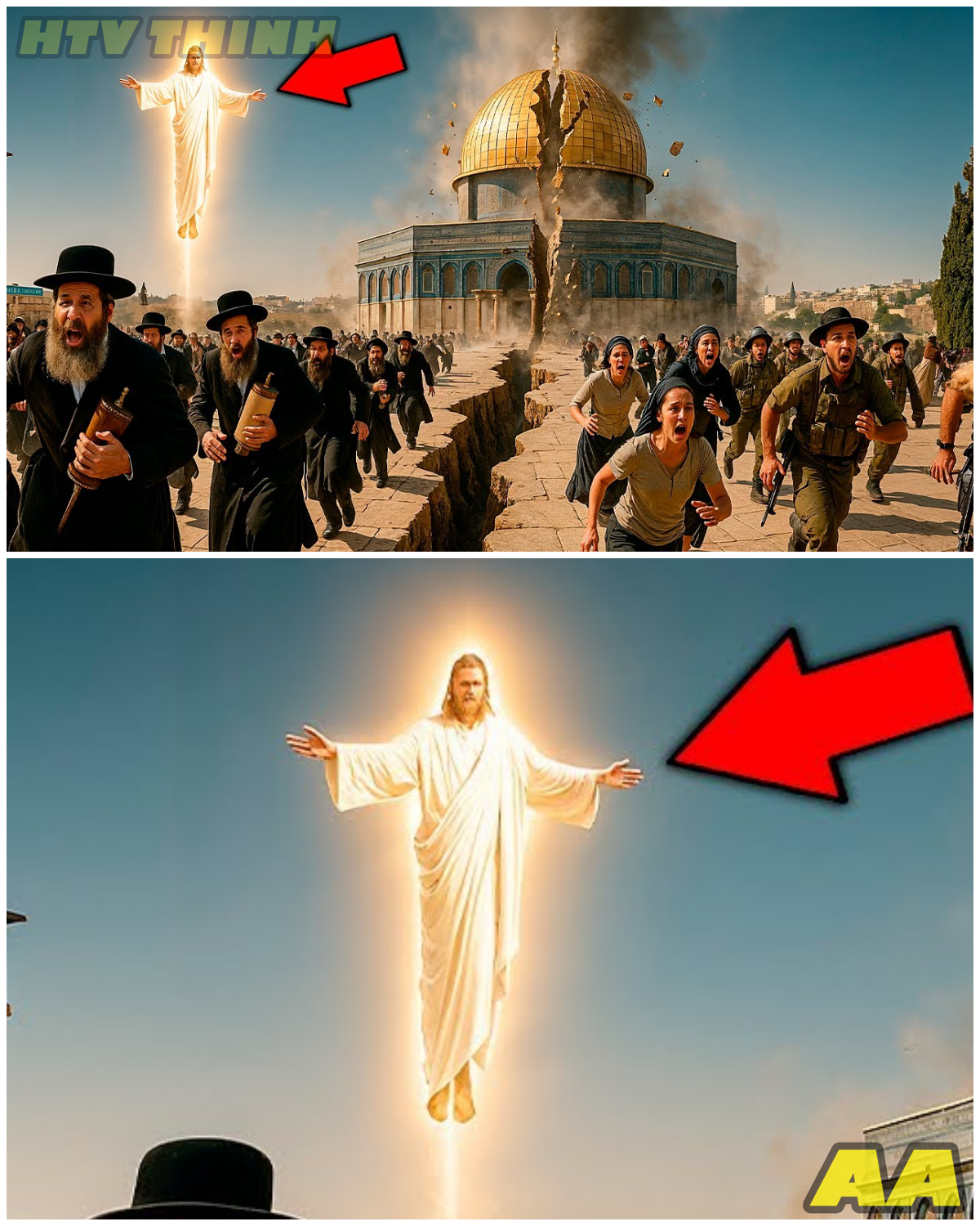 😱 SHOCKING! Jesus Returns to Jerusalem and the Mount of Olives Splits in Two 😱