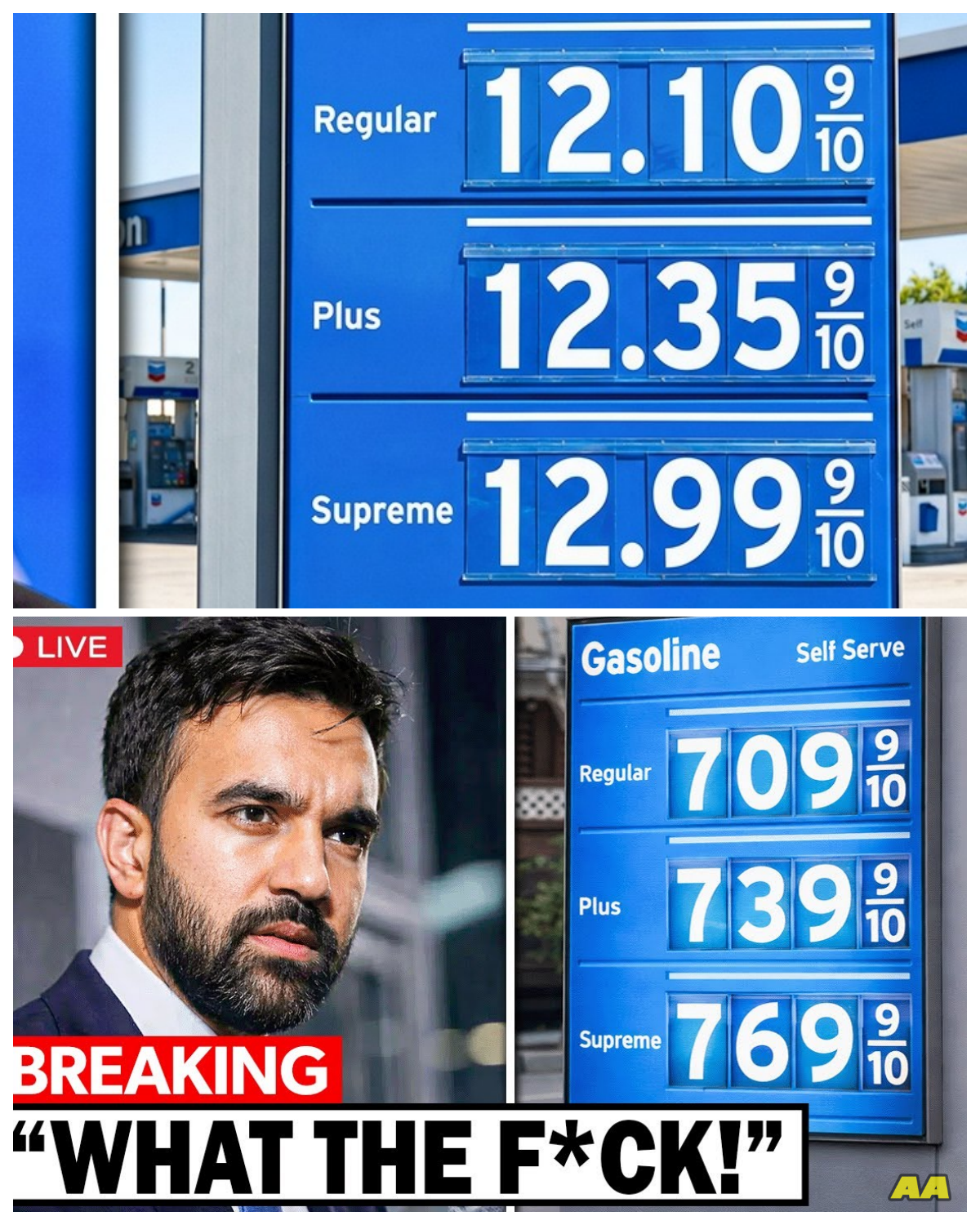 ⛽ MAYOR OF NEW YORK SHOCKED AS CALIFORNIA GAS HITS  PER GALLON