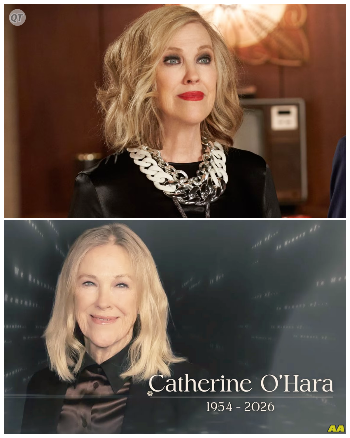 🐘 CATHERINE O’HARA, COMEDY LEGEND, DIES AT 71 AFTER BRIEF ILLNESS