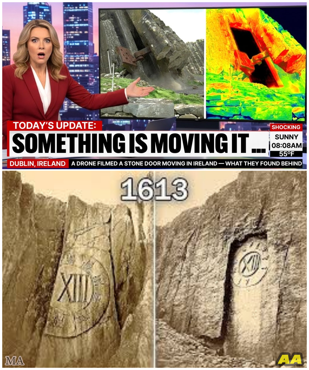 LAUGHED AT FOR DECADES: HISTORIANS DISMISSED IRELAND’S MOVING STONE DOOR—UNTIL DRONE FOOTAGE EXPOSED WHAT’S BEEN HIDING BEHIND IT ALL ALONG!