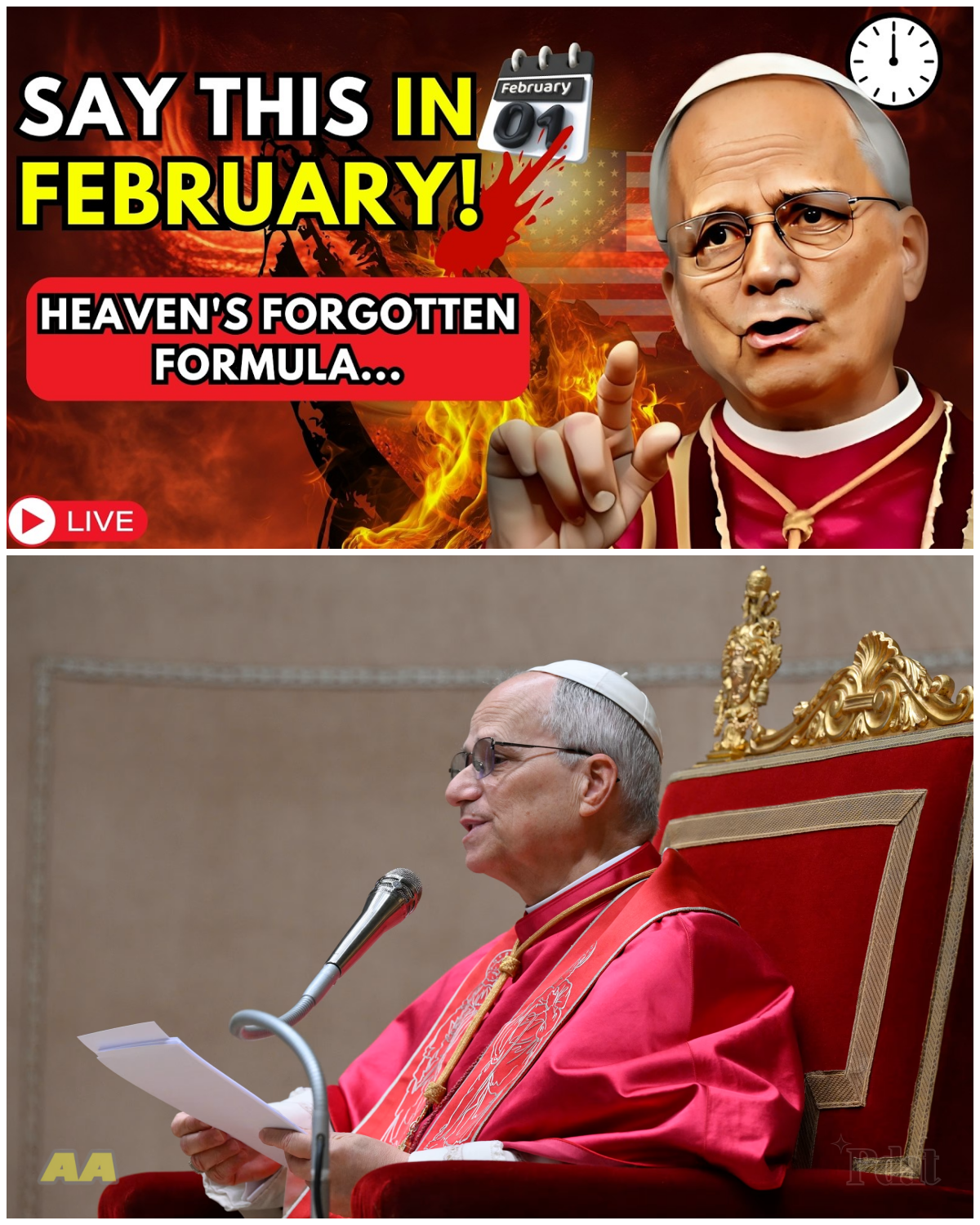 HEAVEN REVEALS!: SAY THIS EVERY MORNING IN FEBRUARY 2026 | Pope Leo XIV