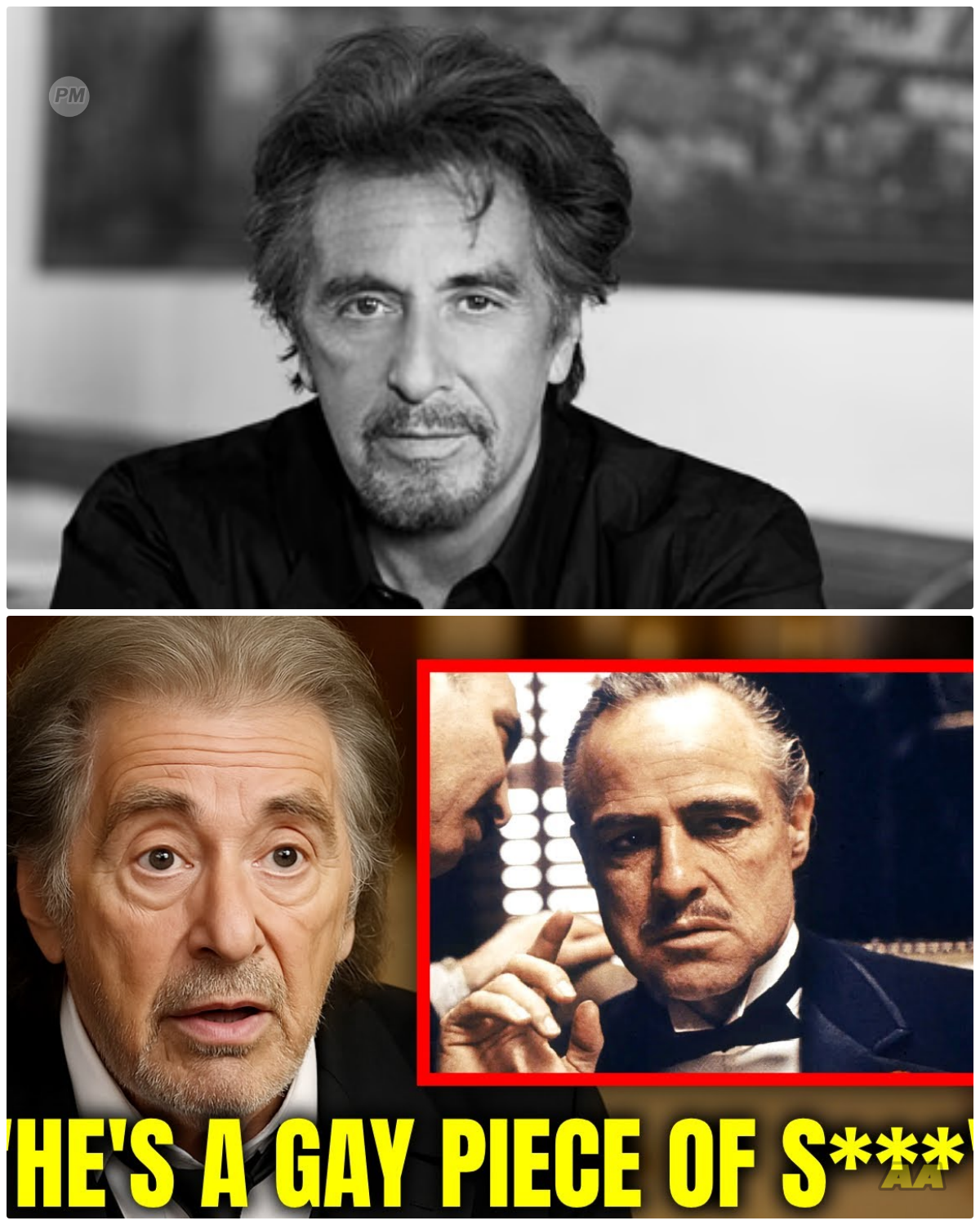 Al Pacino Spills the Tea: The Secret Feud with Marlon Brando That Shook Hollywood! Prepare for the scandal of the century! Al Pacino, now an elder statesman of cinema, has finally lifted the lid on his tumultuous relationship with the legendary Marlon Brando. What started as a promising collaboration on The Godfather quickly spiraled into a bitter feud filled with accusations and drama. As Pacino shares his side of the story, we are left questioning the very foundations of their partnership and what it truly meant for the film industry. This is a tale of betrayal, ambition, and the high stakes of fame that you won’t want to miss! 👇