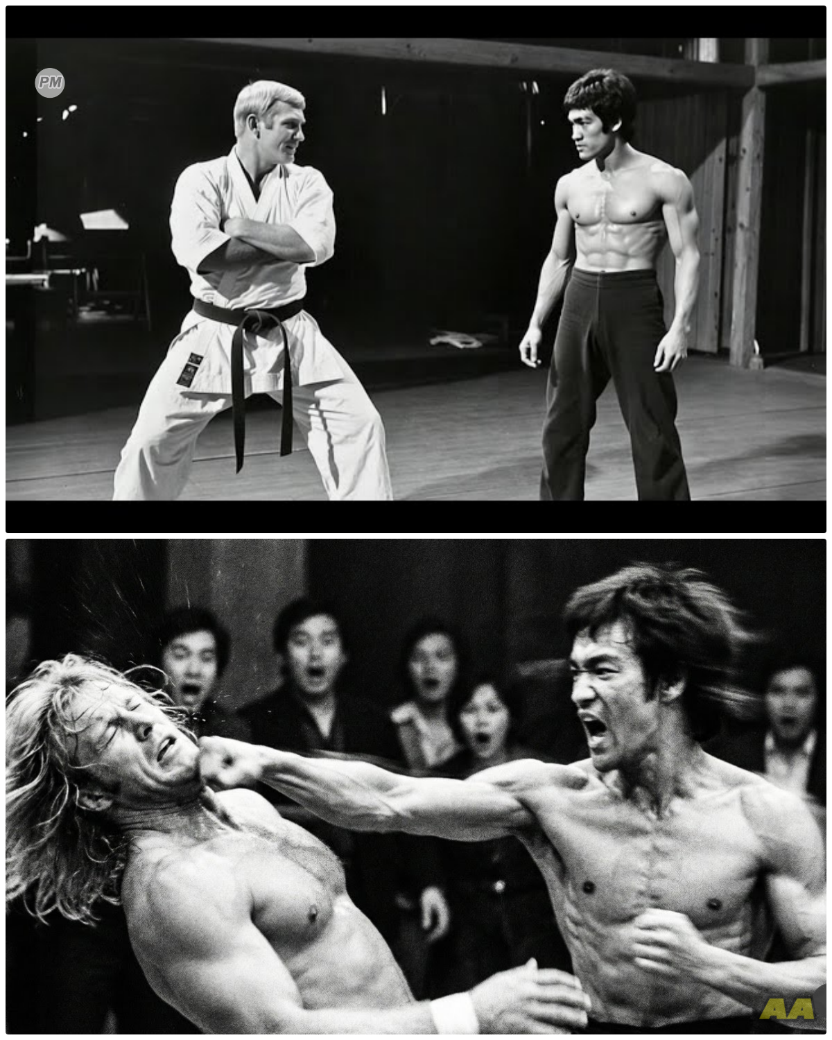 Bruce Lee Was Teaching When Joe Lewis, A Karate Master, Believed He Was Faster And Then