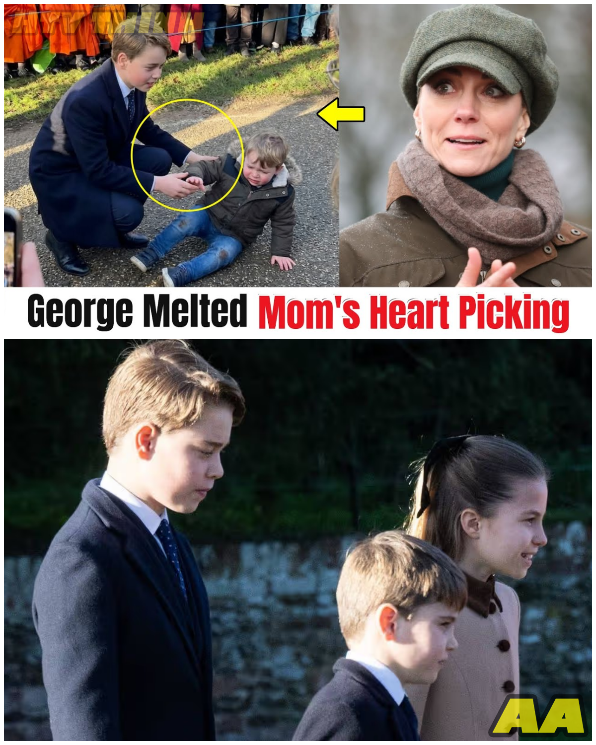 😱 Touching Moment: George Melted Catherine’s Heart‎ OFFERED words of COMFORT to child Stumbled 😱