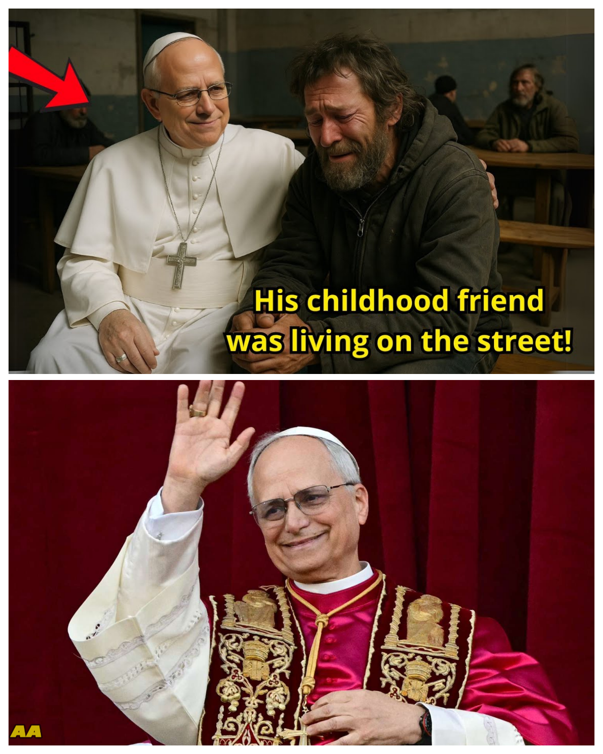 Pope Leo XIV Sees His CHILDHOOD FRIEND Living on the STREETS—and His Reaction Shocks Everyone  A story circulating from Rome has captured hearts and sparked intense debate. When Pope Leo XIV is said to have recognized a childhood friend among the homeless, what followed was not a scripted act of charity—but a deeply personal response that stunned witnesses. Power, memory, and compᴀssion collided in a moment few expected. What did he do next, and why is it resonating worldwide? Click the article link in the comments to read the story everyone’s talking about.