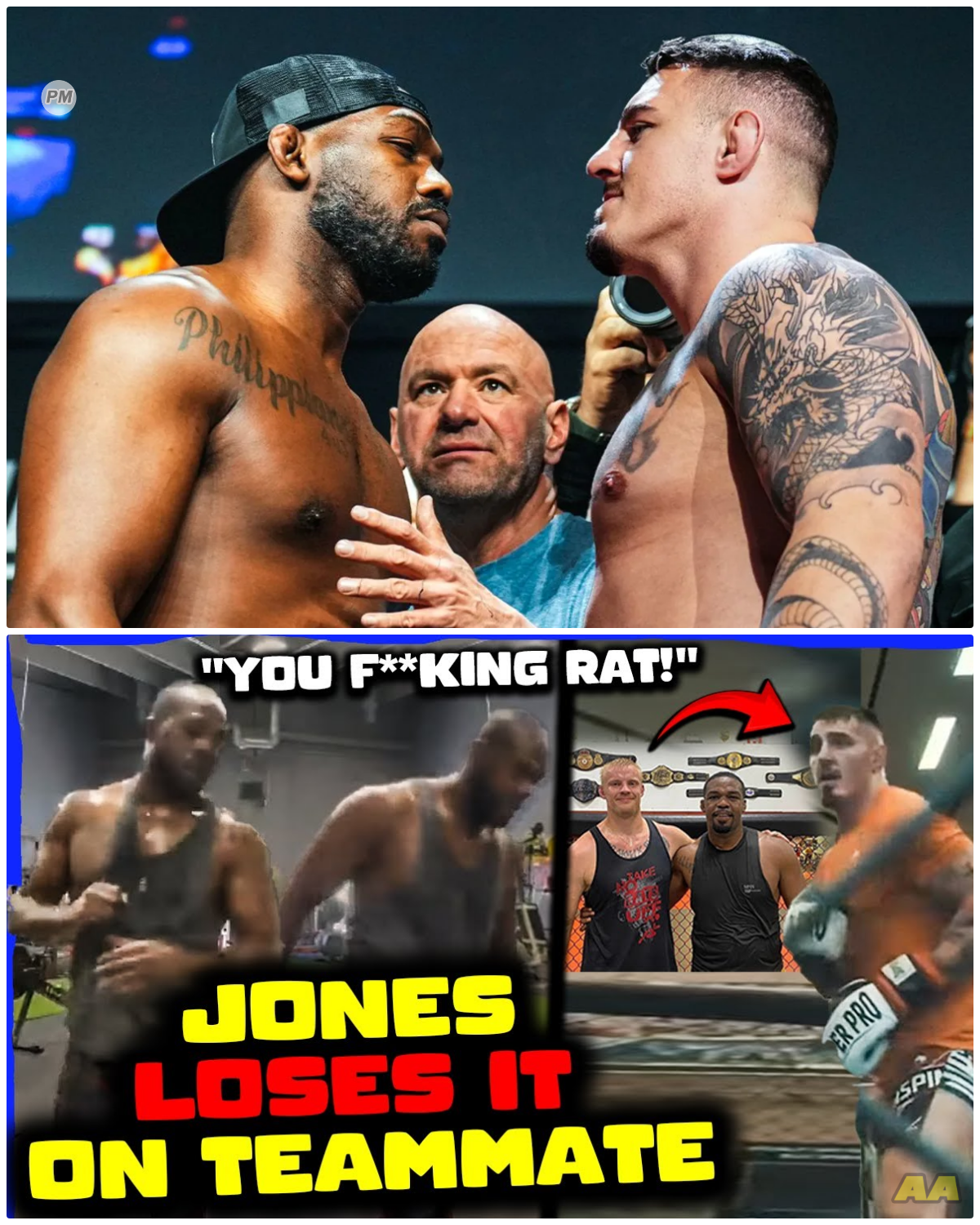 JON JONES EXPLODES Behind Closed Doors: Sparring with Tom Aspinall Pushes Him Over the Edge