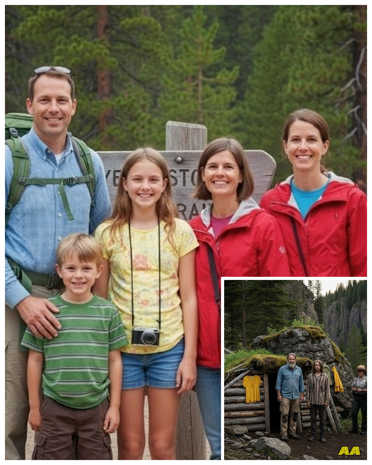 Family Vanished During Hike in Yellowstone, 7 Years Later, Rangers Hear Children Singing Deep in a…