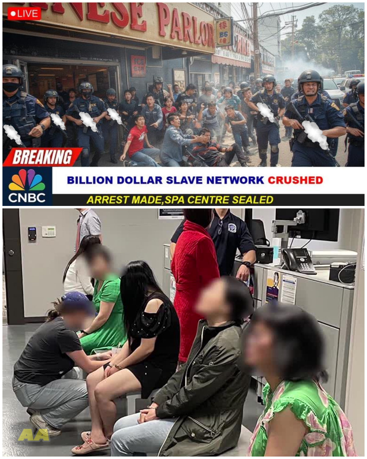FBI & ICE Storm Chinese Mᴀssage Parlors