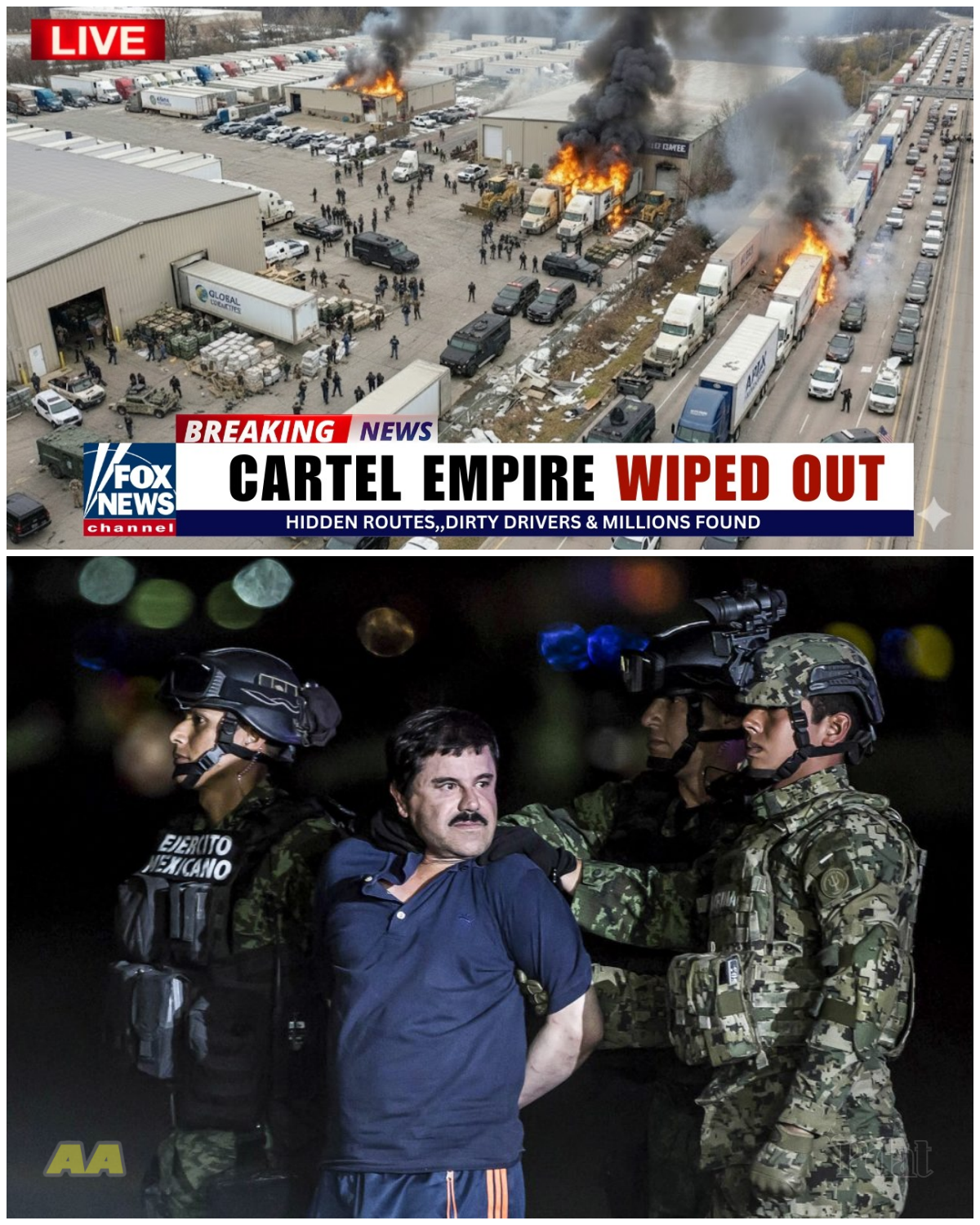 1 MIN AGO: DEA & FBI TAKE DOWN Cartel Trucking Empire