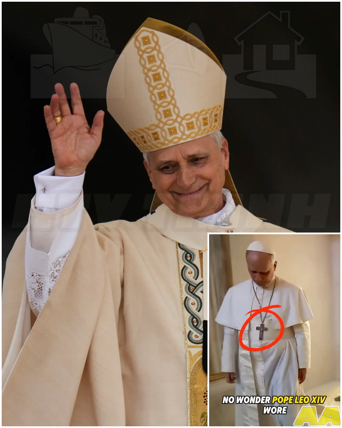 🎰 The Silver Cross and the Black Shoes: The Quiet Message of Pope Leo XIV