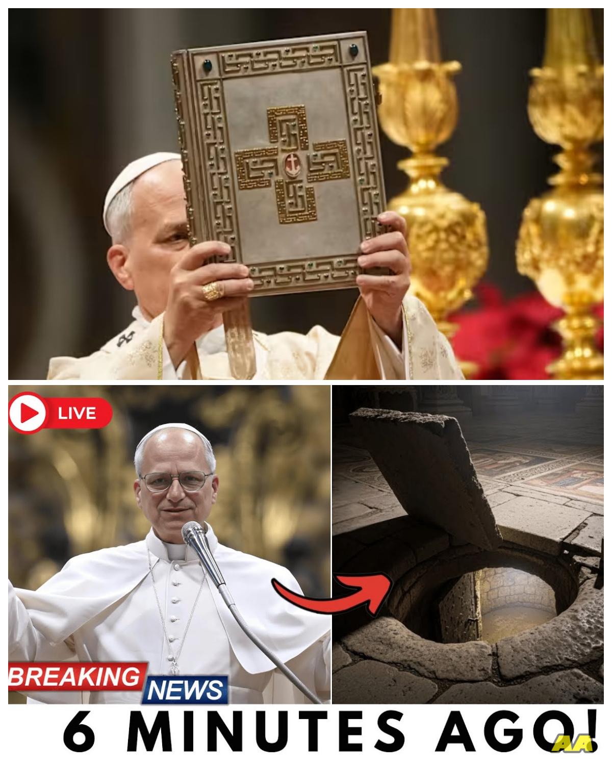👁️ Pope Leo XIV Confirms Hidden Door Beneath St. Peter’s Basilica—Ancient Pᴀssage to an Unknown Chamber Sparks Frenzy as Guards Seal Corridors and Whispers of Buried Relics, Lost Bones, and Forbidden Archives Ripple Through Rome 🗝️