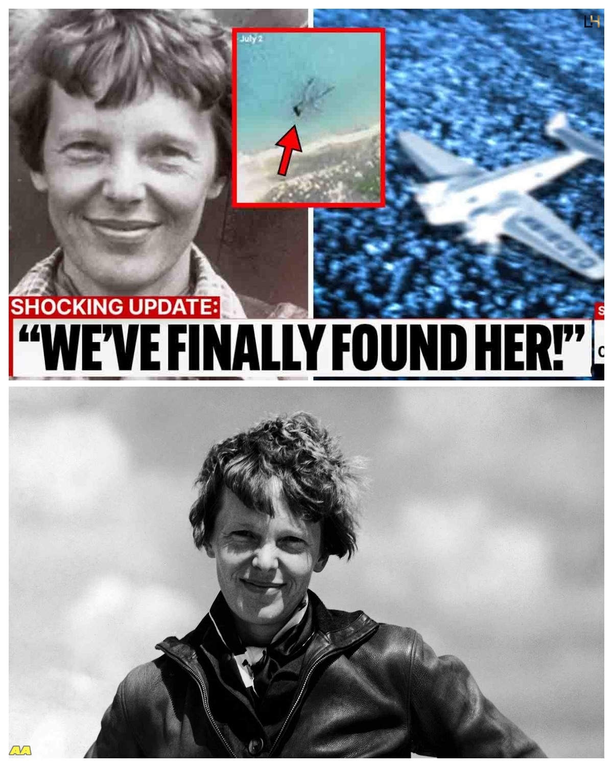 1 MIN AGO: Drone Finally FOUND Amelia Earhart’s Plane After 88 Years jn