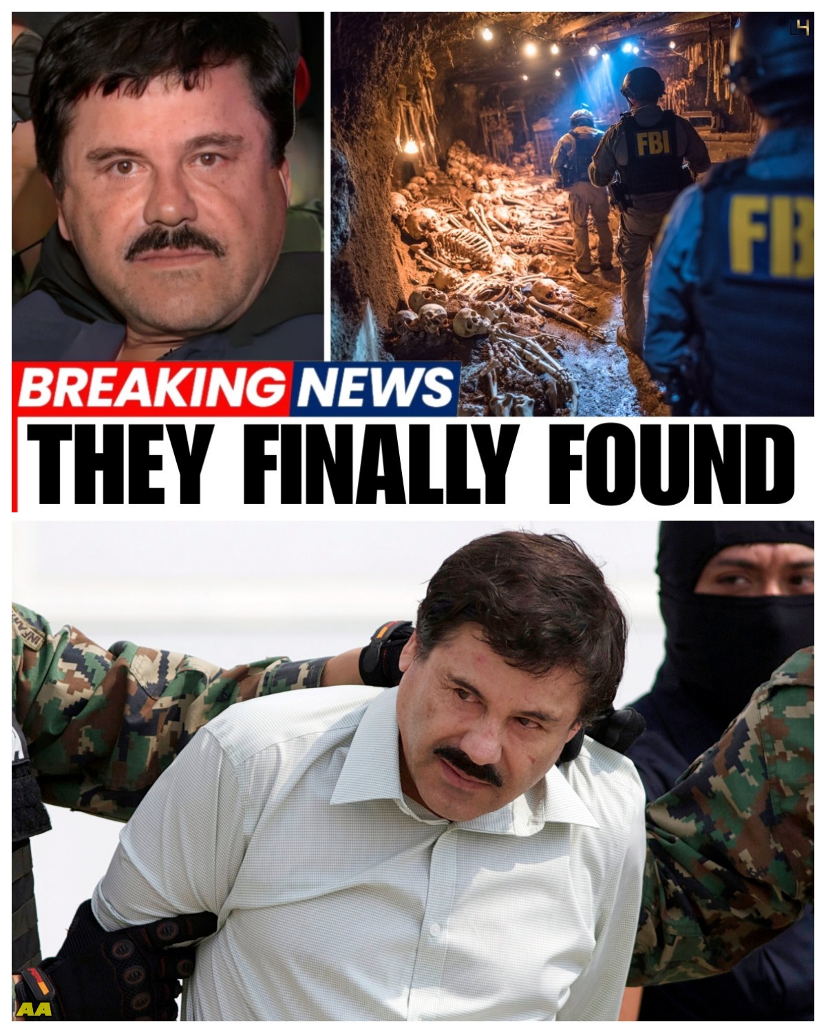 FBI Discovers El Chapo’s Secret Tunnel Under Prison, They Turn Pale When They See What’s Inside