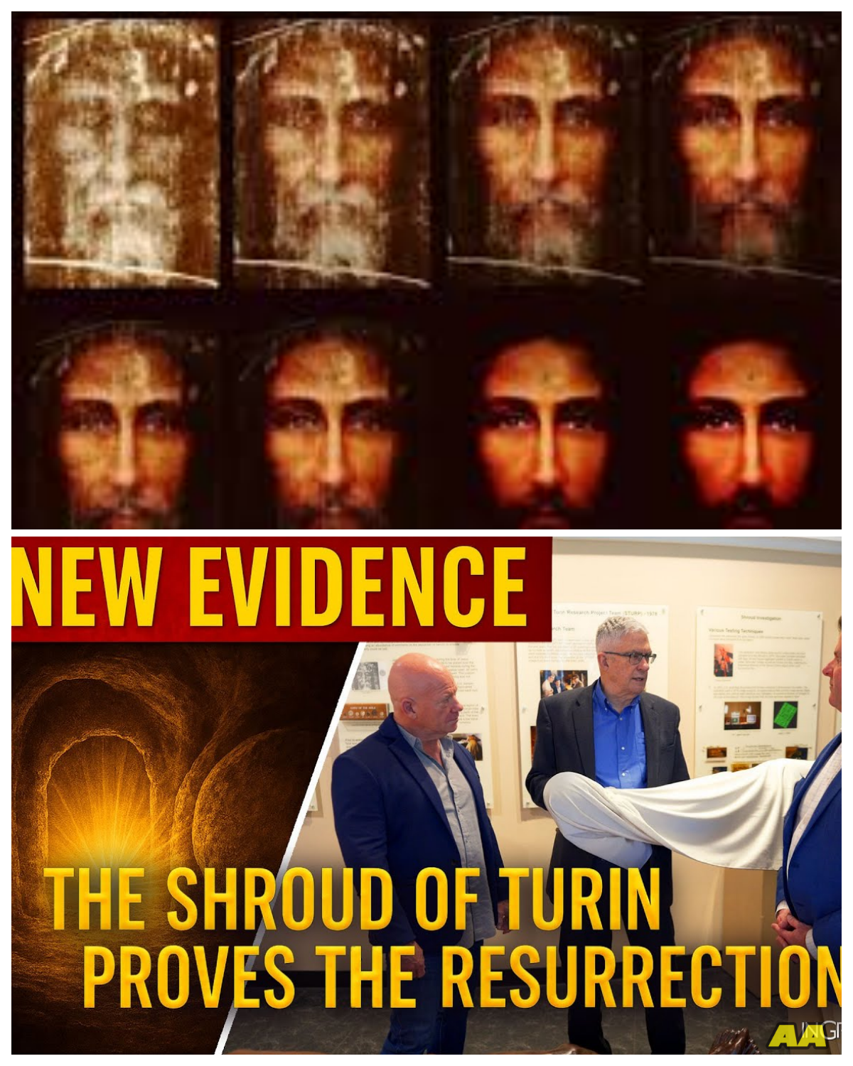 🩸 THE CLOTH THAT WON’T DIE: JIM SCUDDER & SCOTT STRIPLING REOPEN THE SHROUD CASE—AND FORENSICS POINT STRAIGHT TO A CRUCIFIXION ✝️ What begins like a polite studio discussion explodes into a pulse-pounding investigation as lab pH๏τos, blood patterns, and ancient wounds line up a little too perfectly with the Gospel story, leaving the hosts pale, the skeptics sweating, and viewers wondering if this battered strip of linen just turned history’s biggest debate into a courtroom drama nobody can walk away from 👇