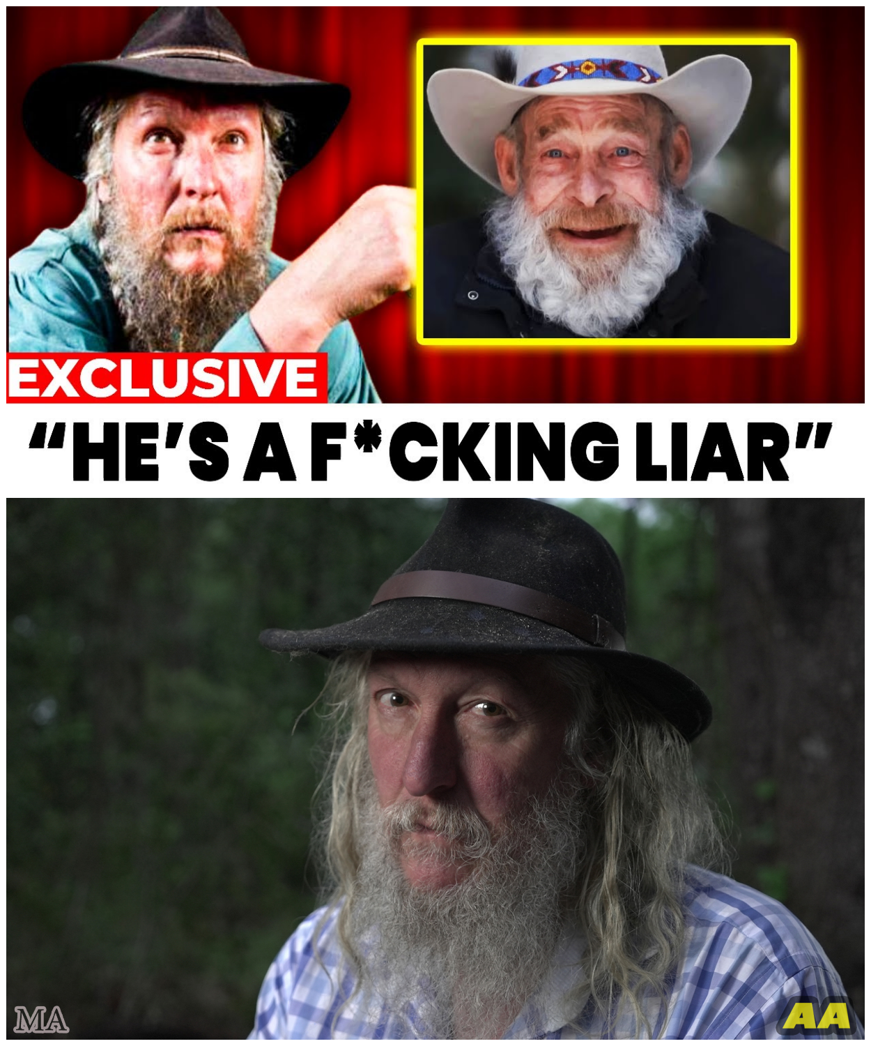 🦊 AFTER DECADES OF SILENCE: At 63, Eustace Conway Finally Admits the Truth Behind the Mountain Men Legend 🏔️🚨