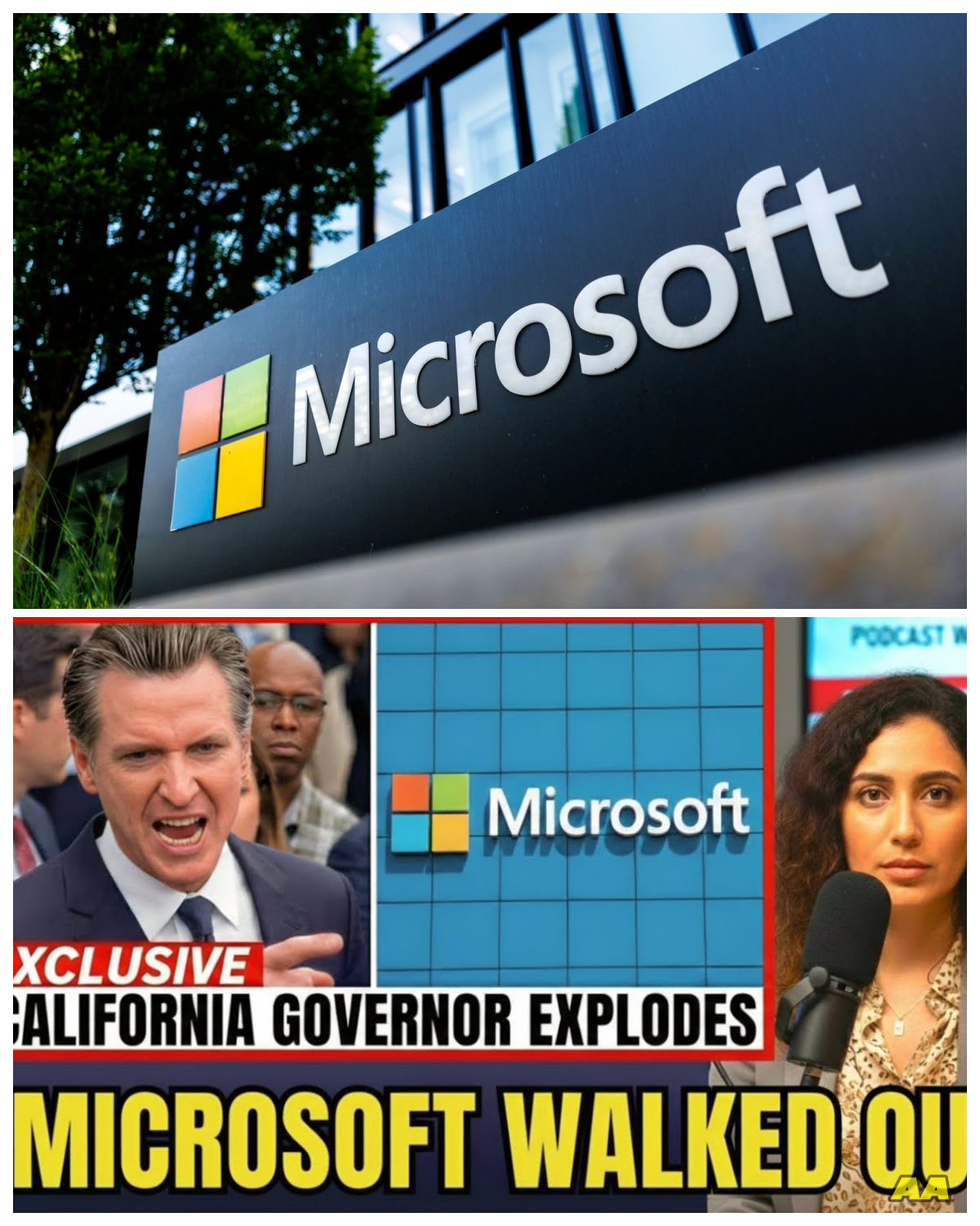 🚨 CALIFORNIA GOVERNOR LOSES IT AFTER MICROSOFT PULLS THE PLUG ON MAJOR DATA CENTERS
