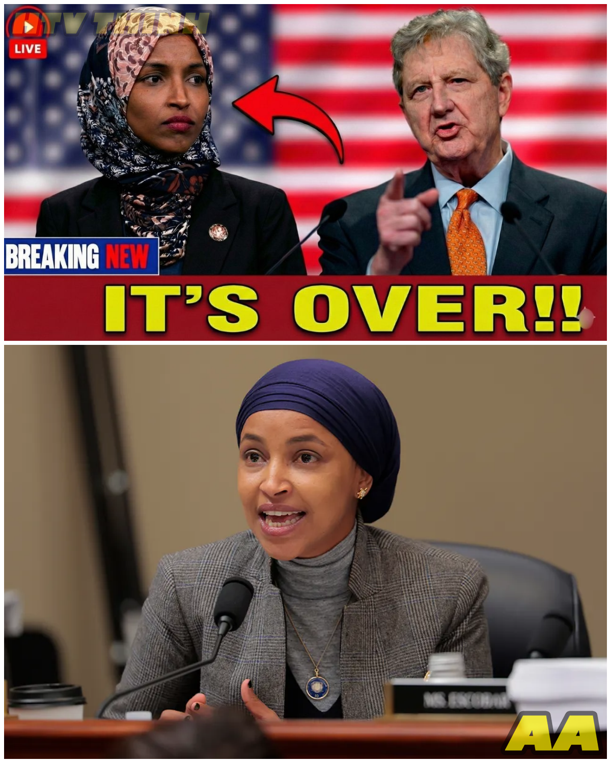 Senator Kennedy’s SHOCKING .9 Million Inquiry Leaves Ilhan Omar Speechless: A Political Showdown for the Ages!