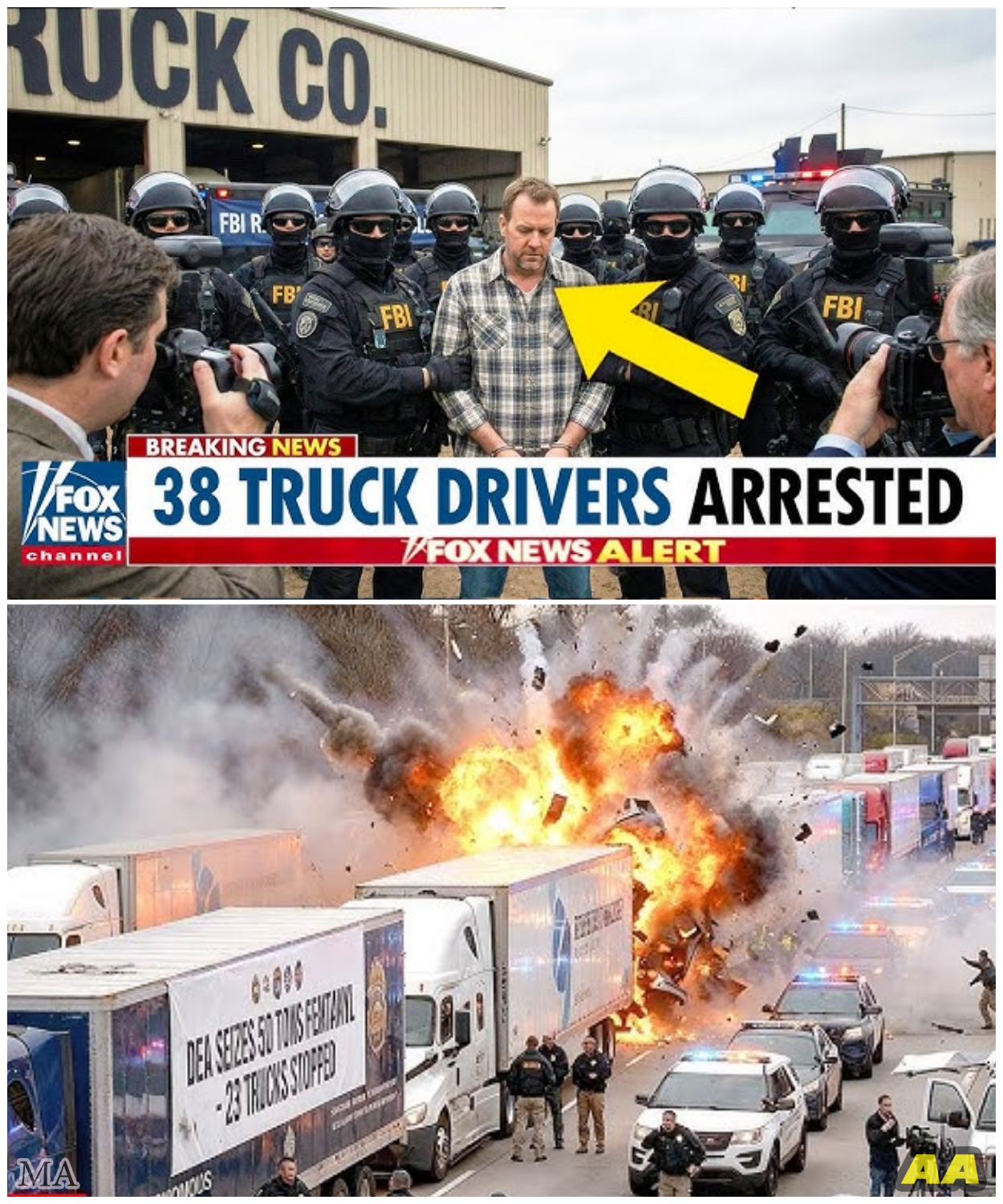 🦊 AMERICA’S ROADS RAIDED AT DAWN: FBI, MILITARY LINKS, AND A TRUCKING GIANT ACCUSED OF HIDING A .9B NIGHTMARE 💥