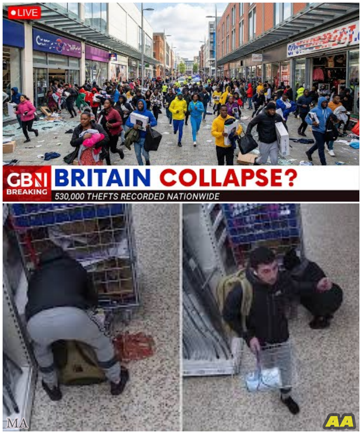 🦊 JUST CONFIRMED: 530,000 THEFTS ROCK Britain as Ruthless Shoplifting Gangs TURN UK High Streets into WAR ZONES 🚨🔥🦊 RETAIL MELTDOWN! Masked Gangs, Empty Shelves, and a SHOCKING Silence as Crime FLOODS the Nation 🛍️💥