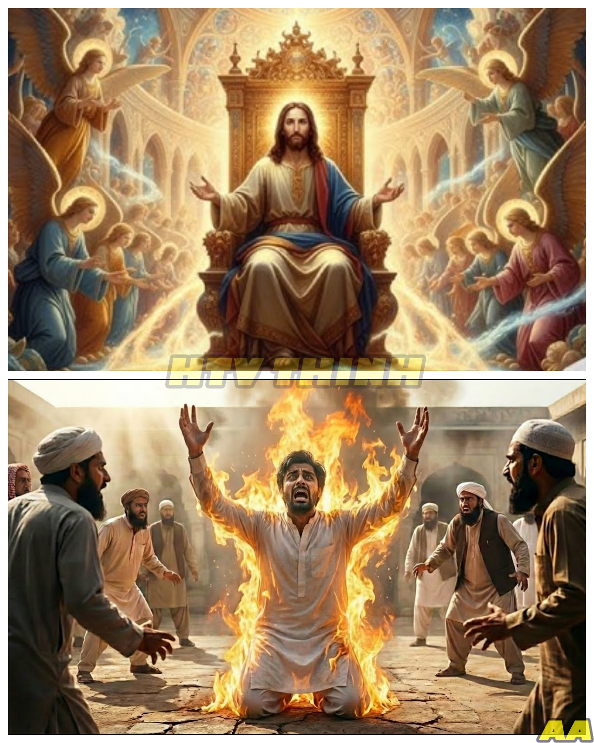 🙊 Burned by Faith: The Struggle for Survival in the Face of Darkness 🔥⏳  In a harrowing tale of faith and survival, a man finds himself surrounded by a mob, gasoline cans in hand, ready to enact brutal retribution for his conversion to Christianity. As the flames of hatred rise, he clings to a flicker of hope and the promise of divine rescue, racing against time to escape a fate sealed by his beliefs. This gripping narrative delves deep into the chilling reality of persecution, where every moment is a battle for life and soul, leaving viewers questioning: will faith be enough to save him from the inferno of despair? The clock is ticking, and the stakes have never been higher. 👇