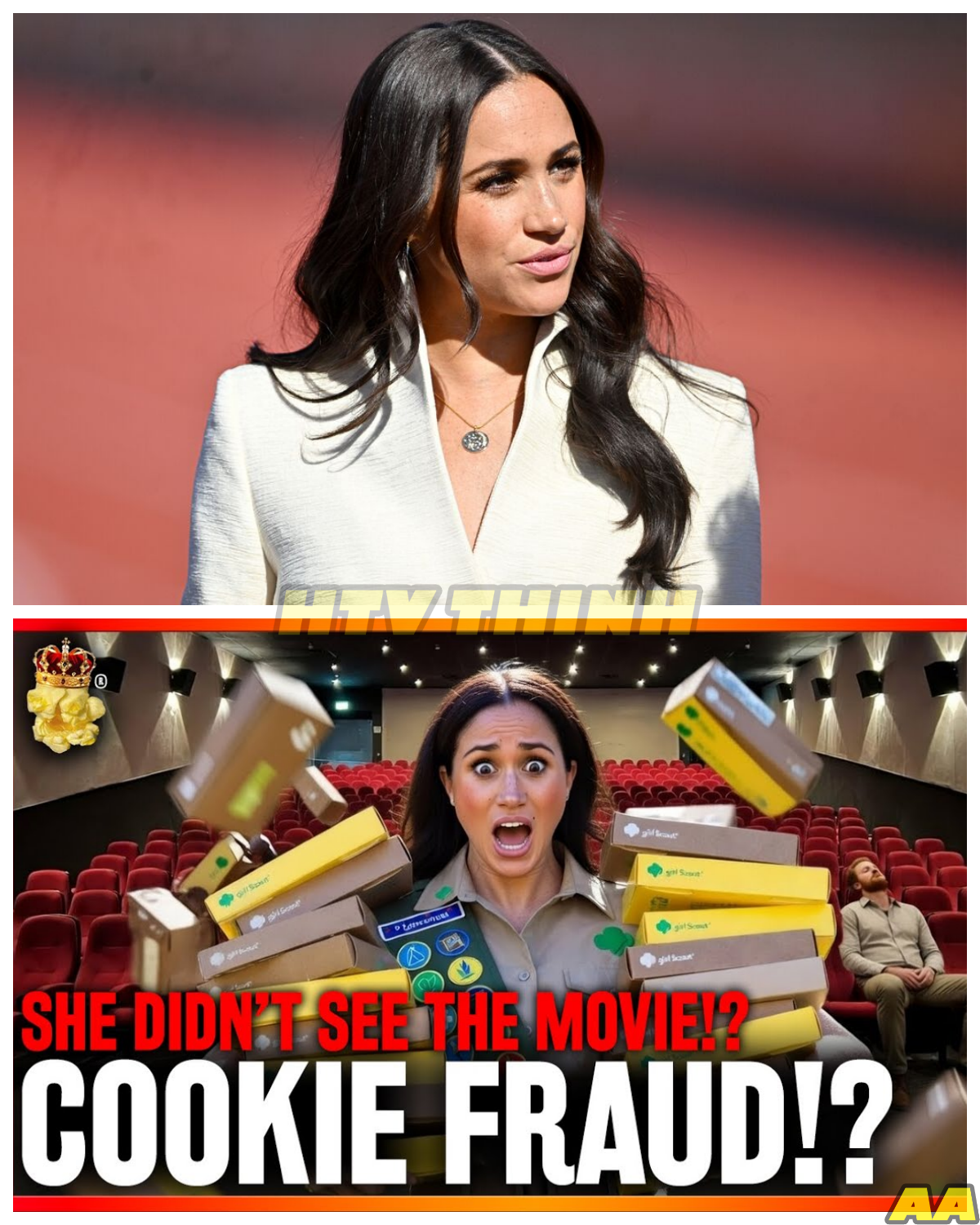 🙊 Meghan Markle’s Sundance Catastrophe: Girl Scouts Outraged as Prince Harry Crumbles! 🎭🔥  In a shocking turn of events at the Sundance Film Festival, Meghan Markle’s latest project has ignited fury among the Girl Scouts, leading to a public relations nightmare that threatens to engulf both her and Prince Harry. As tensions rise and the clock ticks down on their already fragile reputation, the couple finds themselves at the center of a media storm that could have devastating consequences. With their personal and professional lives hanging in the balance, will Meghan be able to salvage her ambitions, or is this the beginning of the end for the royal renegades? The stakes are high, and the fallout could be catastrophic. 👇