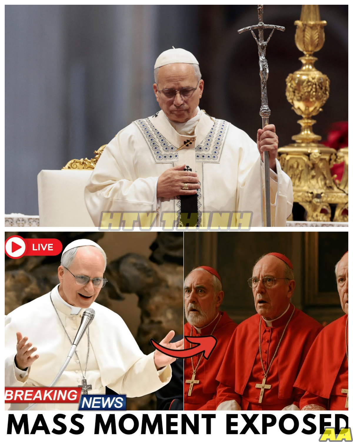 🙊 The Unforgettable Moment That Changed Everything: Pope Leo XIV’s Shocking Revelation at Mᴀss 🔍🕊️   In a dramatic conclusion to a seemingly ordinary mᴀss, Pope Leo XIV delivers a message that leaves the congregation—and the world—reeling. As he unveils profound truths about spiritual silence and inner strength, the faithful are thrust into a whirlwind of doubt and introspection. With the specter of spiritual fatigue looming, can they find the courage to reclaim their faith amidst the chaos? The clock is ticking, and as the echoes of his words linger, one question remains: will they rise to the challenge or succumb to despair? 👇