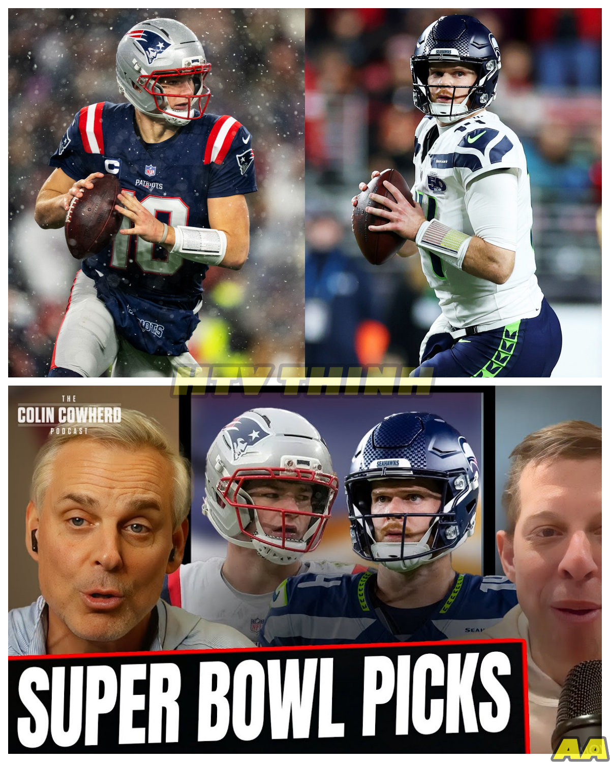 🙊 Super Bowl LX Showdown: Patriots vs. Seahawks—A Clash of тιтans Awaits ⚔️🏆  As the countdown to Super Bowl LX begins, the stage is set for an electrifying showdown between the New England Patriots and the Seattle Seahawks, two franchises steeped in glory and controversy. Colin Cowherd and Danny Parkins dissect the impending clash, analyzing the explosive matchup between rookie sensation Drake Maye and veteran quarterback Sam Darnold. With stakes higher than ever, both teams are under immense pressure to deliver a performance that will etch their names in history. As the clock ticks down, the question looms large: which team will rise to the occasion and seize glory, and what dark secrets might emerge from this battle for supremacy? The fate of the championship hangs in the balance, and the world is watching. 👇