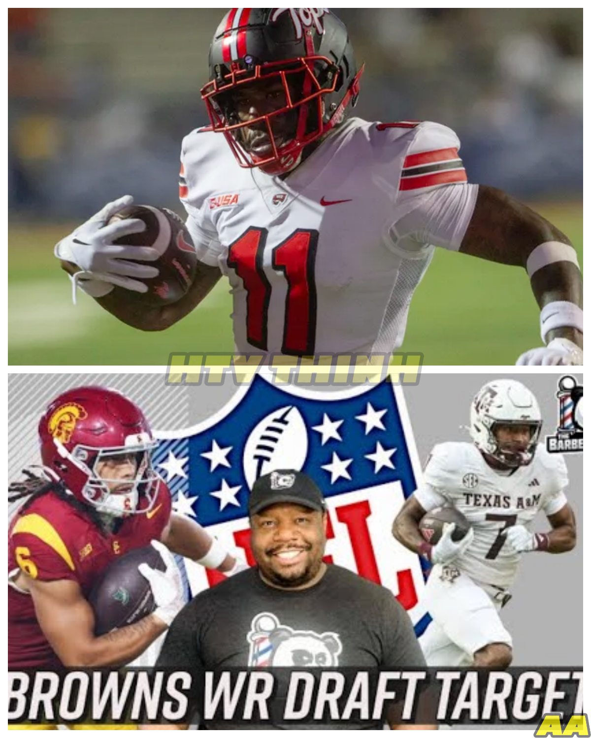 🙊 The Ultimate Showdown: Makai Lemon vs. KC Concepcion for the Browns’ Future 🔥🏈  In a high-stakes debate that could define the Cleveland Browns’ trajectory, analysts Garrett Bush and Tyvis Powell dive deep into the clash between two elite wide receiver prospects: Makai Lemon and KC Concepcion. As the Browns seek to fortify their roster, the clock is ticking toward the NFL Draft, and fans are left wondering who will emerge as the game-changer they desperately need. With Lemon’s explosive speed and agility pitted against Concepcion’s reliable hands and masterful route-running, the implications of this decision extend beyond the field—could the choice made today haunt the franchise for years to come? As tensions rise and opinions clash, one question lingers: which prospect will ultimately secure their place in Browns history? 👇