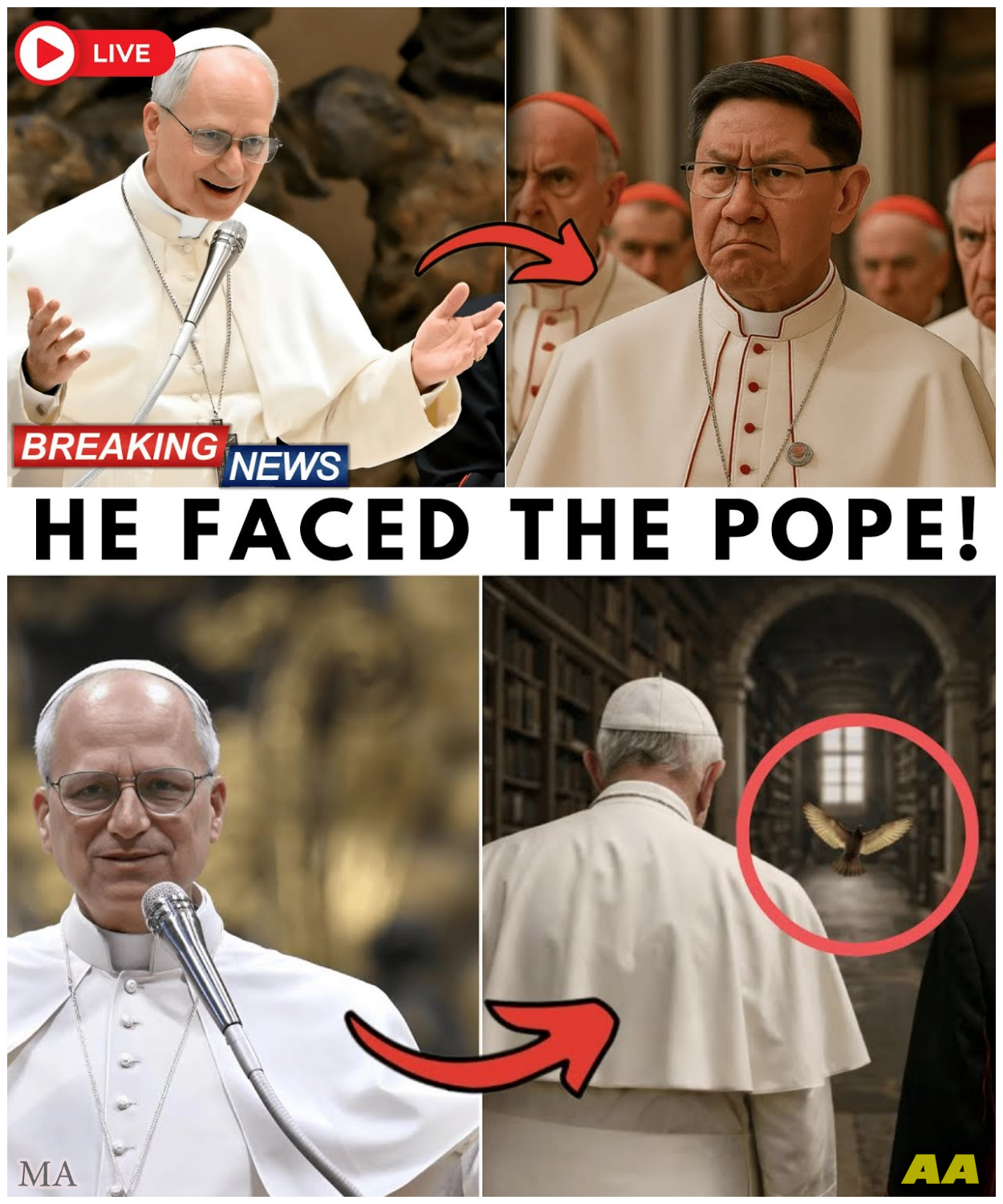 🦊 VATICAN SHOWDOWN: Cardinal Tagle Confronts Pope Leo XIV Behind Closed Doors—And the Pope’s Icy Silence Sent Shockwaves Through Rome ⛪🚨