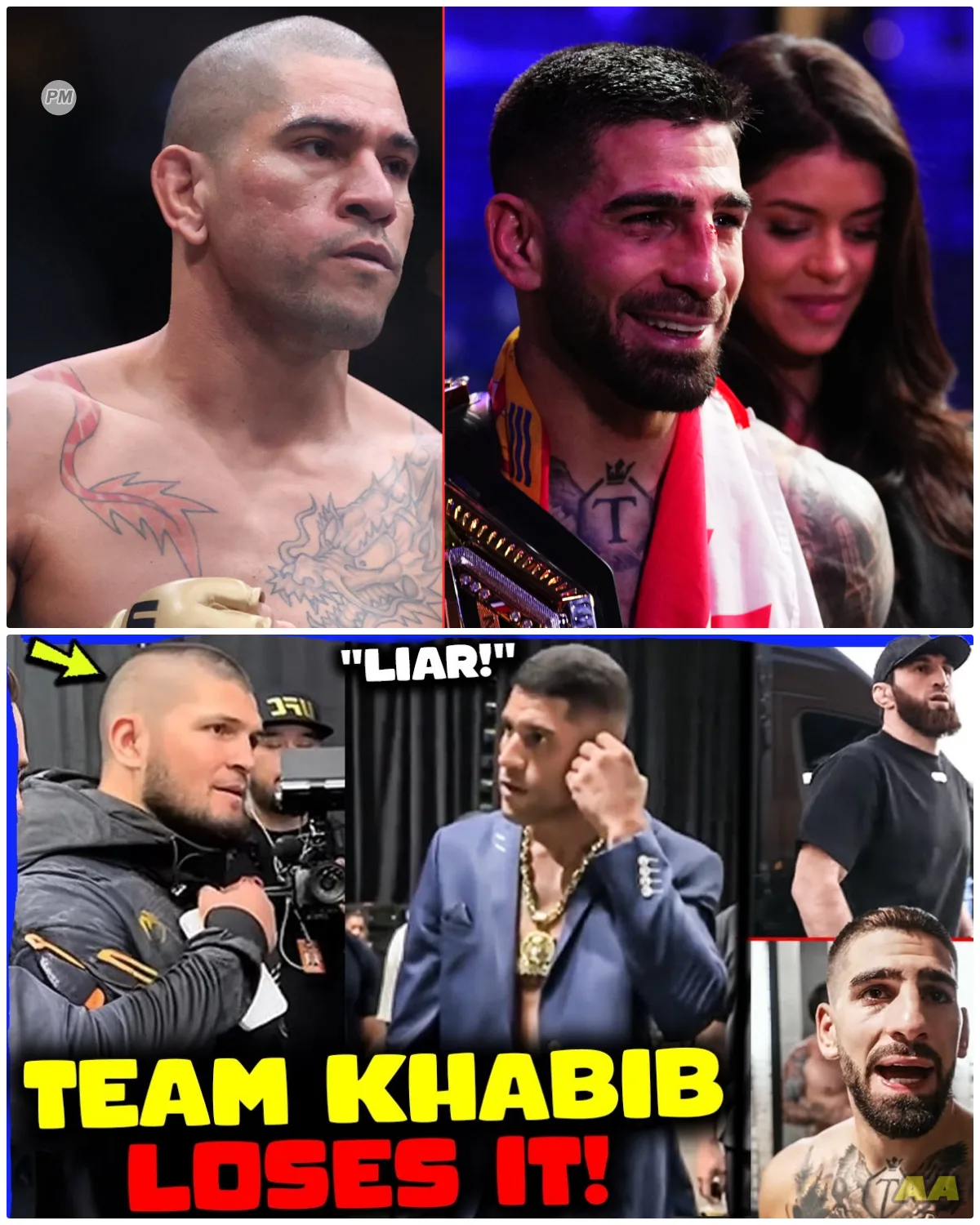 Explosive Fallout: Inside the Heated Confrontation Between Alex Pereira and Team Khabib That Shook UFC 320!  What happens when two тιтans collide in a frenzy of fury and frustration? The aftermath of UFC 320 has unveiled a scandalous saga as Alex Pereira and Khabib’s camp engage in a dramatic showdown that could rival any Hollywood blockbuster. With accusations flying and tempers flaring, the shocking details of this explosive fallout are sure to leave you on the edge of your seat! Are we witnessing the unraveling of a champion? Find out the shocking truth! 👇