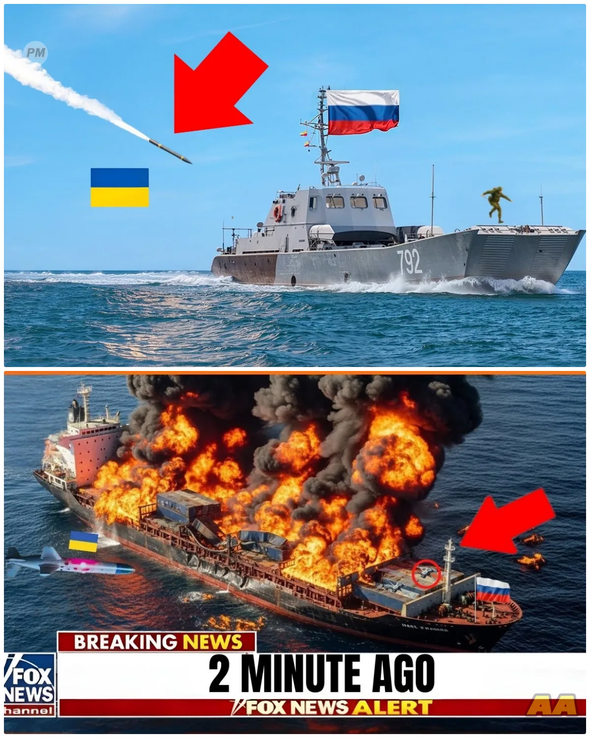 From тιтans to Terrors: How Ukraine’s Daring Drone Strike Sunk Russia’s Naval Pride! In a shocking twist that has left military analysts gasping for breath, Ukraine has unleashed a storm of low-cost drones that turned the mighty Russian Iron Leviathan into a floating wreck of humiliation! What was once a symbol of naval superiority has now become a cautionary tale of overconfidence and technological miscalculations. As the smoke clears, questions arise: could this audacious strike redefine the rules of naval warfare forever? Buckle up, because the fallout from this explosive encounter is just beginning! 👇