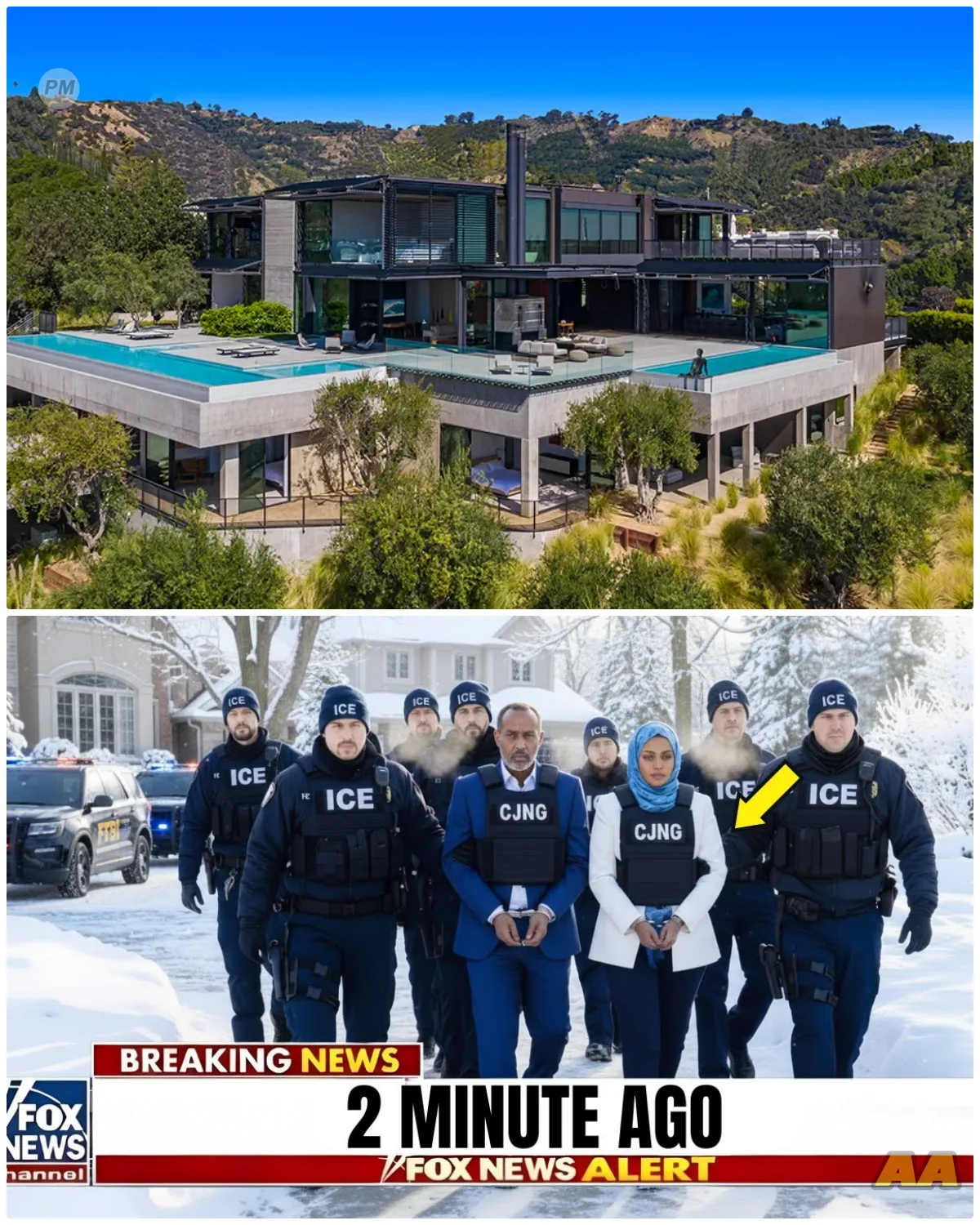 The Great Hollywood Heist: How a .9 Billion Trafficking Scandal Unraveled in a Lavish Mansion! In a tale that sounds ripped from the pages of a blockbuster script, federal agents have turned the spotlight on a luxurious Los Angeles mansion, uncovering a .9 billion trafficking operation that has left the entertainment industry reeling! This shocking raid has exposed a shocking nexus of crime, betrayal, and exploitation hidden beneath the glitz and glamour of Tinseltown. As the FBI and ICE dig deeper, the fallout promises to be explosive—who will be implicated in this scandal, and what dark secrets will come to light? Prepare for a scandal of epic proportions that will change Hollywood forever! 👇