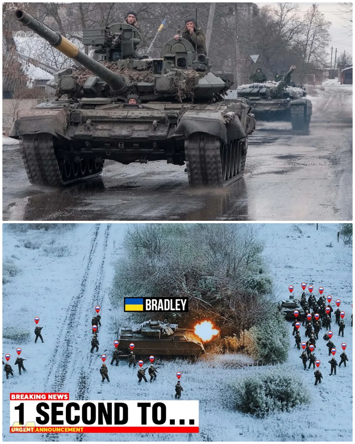 Near Avdiivka, a Ukrainian Bradley surrounded by a large Russian brigade found itself at the center of a short but revealing clash. At least two Russian armored vehicles were destroyed, one tank was knocked out, and infantry groups were pinned down in open ground