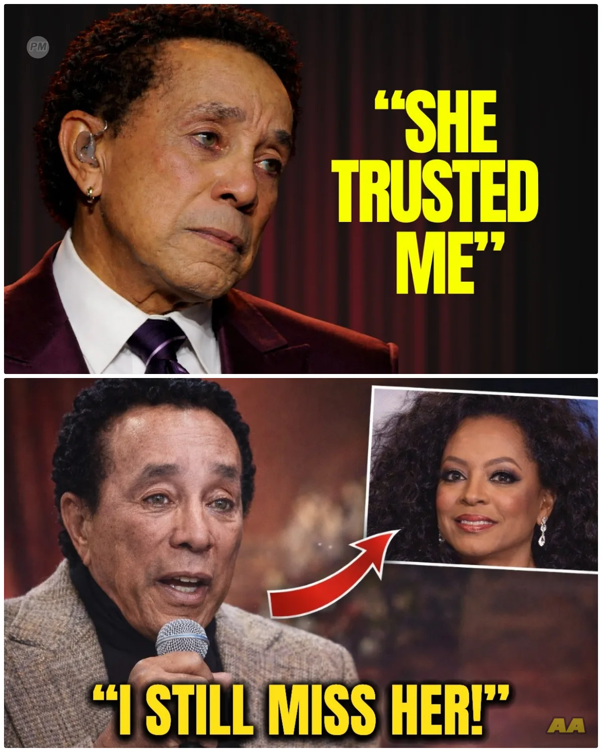 Shocking Confession: Smokey Robinson Reveals the Heartbreaking Truth Behind His Legendary Love Songs! In a jaw-dropping revelation that will leave fans reeling, Smokey Robinson has finally lifted the veil on the real-life inspiration behind his iconic ballads! For decades, the Motown maestro has serenaded the world with tales of love and loss, but now he admits that the truth is far more scandalous than anyone could have imagined. Who was the woman that truly owned his heart, and what dark secrets lie buried beneath the surface of his lyrical genius? Prepare for a rollercoaster of emotions as we dive into the tumultuous love life of one of music’s greatest legends! 👇