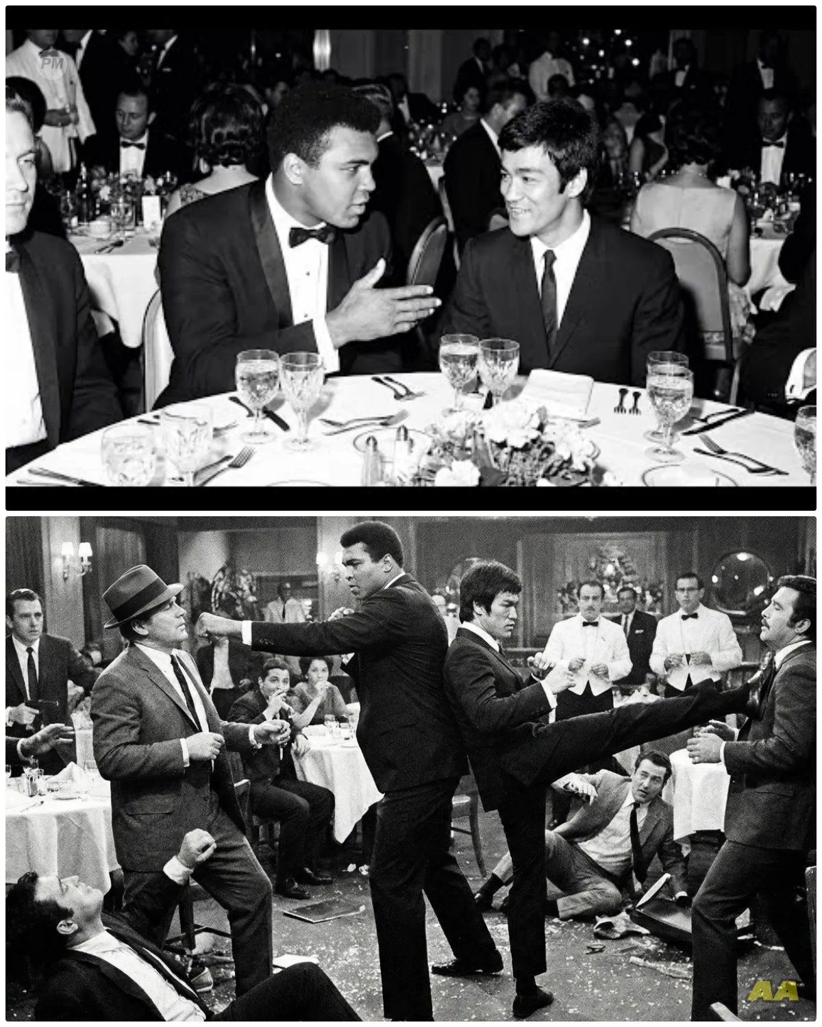 Bruce Lee Was Dining With Muhammad Ali When 10 Mafia Surrounded Them