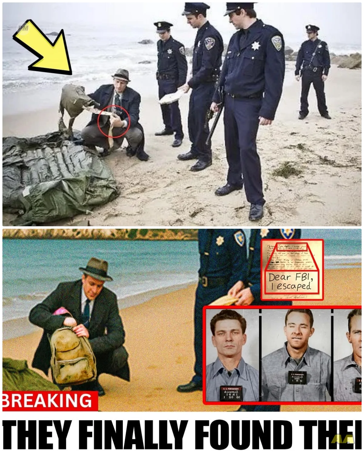 The Alcatraz Conspiracy: Did Frank Morris and the Anglin Brothers Outsmart the FBI for Decades?  For over fifty years, the legendary escape from Alcatraz has been shrouded in mystery, but what if we told you that the truth is even more outrageous than fiction? As whispers of a hidden conspiracy emerge, shocking revelations suggest that these infamous escapees may have had inside help, turning the FBI’s most-wanted list into a farce! Buckle up as we dive into the scandal that could rewrite history and expose the dark underbelly of America’s most notorious prison escape. 👇