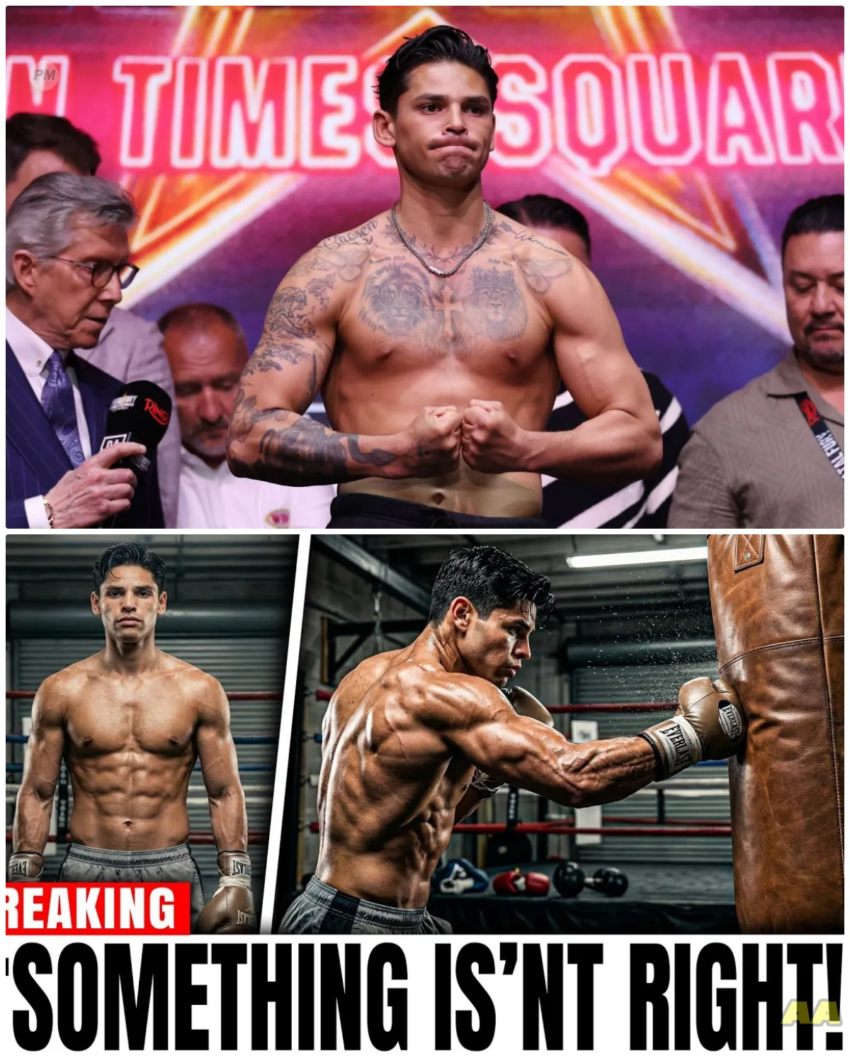 Ryan Garcia’s Shocking Transformation: Is He Hiding a Dark Secret Behind Those Bulging Muscles?  In a jaw-dropping revelation that has left fans gasping for breath, Ryan Garcia has unveiled a physique so dramatically transformed that it raises eyebrows and suspicions alike. What lies beneath this new muscular exterior? Could it be a desperate attempt to silence critics, or is there something more sinister at play? As whispers of hidden agendas and secret training regimens swirl, the boxing world is left to wonder: is this the birth of a champion, or the unveiling of a ticking time bomb? 👇
