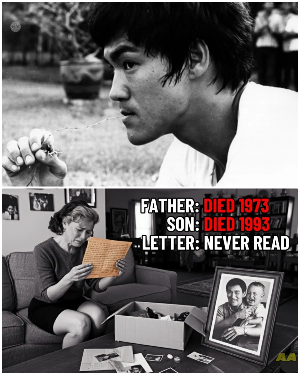 Bruce Lee’s Letter To His Son Found 20 Years Later