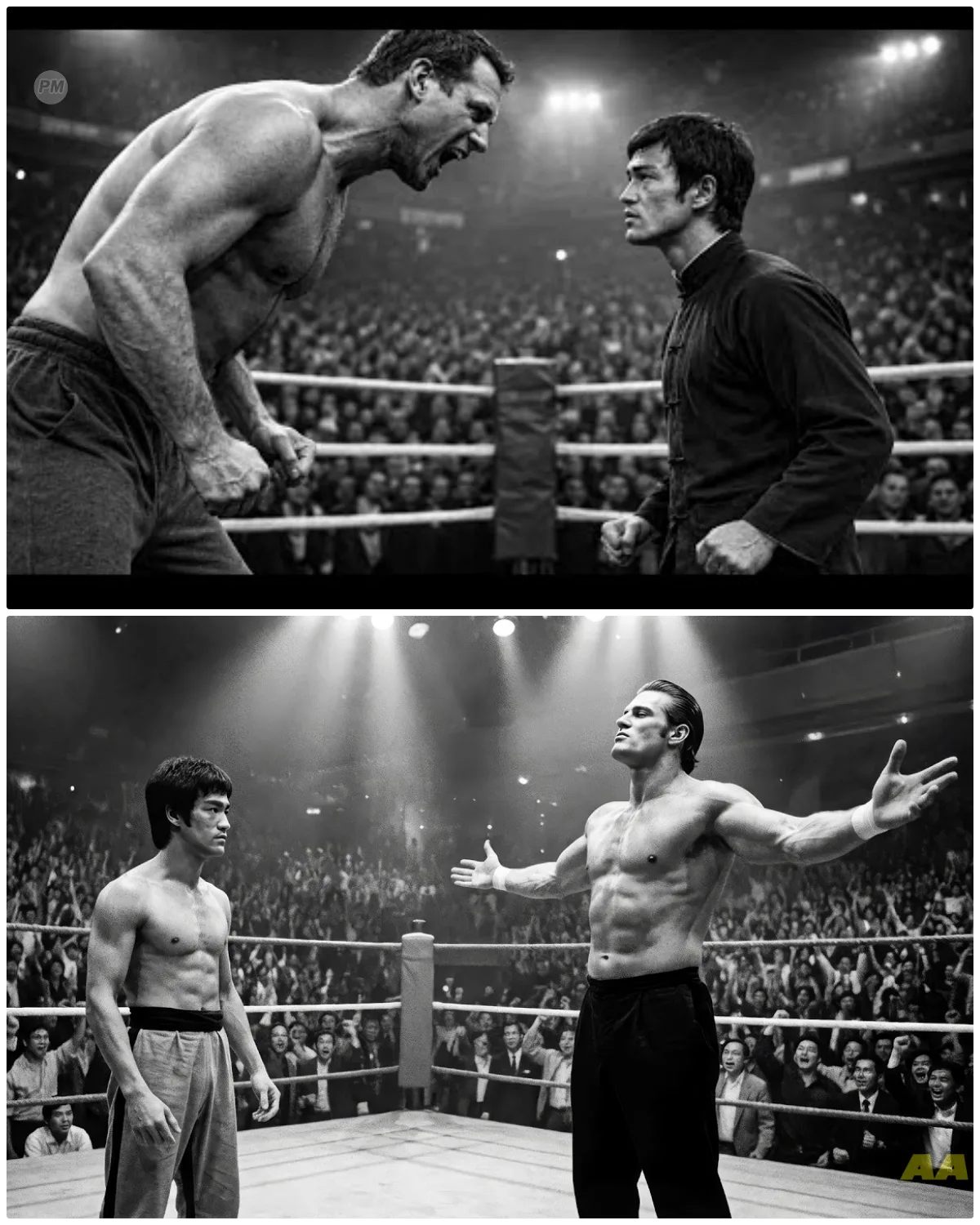 Bruce Lee heard a famous boxer say, You hit first, weak actor