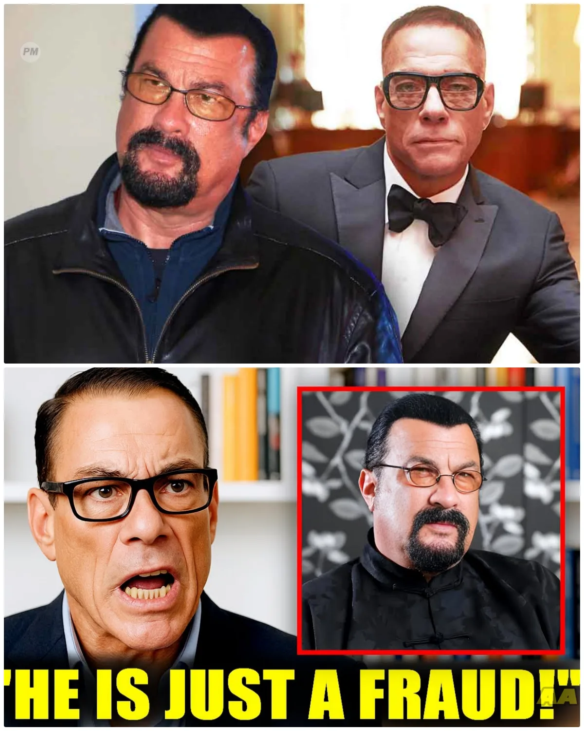 Jean-Claude Van Damme Drops a Bombshell: The Truth Behind His Bitter Feud with Steven Seagal!  In a shocking twist that will leave fans gasping, Jean-Claude Van Damme has finally opened up about his long-standing feud with fellow action star Steven Seagal. For years, whispers of rivalry and tension have surrounded these two тιтans of the silver screen, but the real story has remained shrouded in mystery—until now. What drove these martial arts legends apart? Was it jealousy, betrayal, or something even darker? Van Damme’s explosive revelations promise to peel back the layers of this Hollywood drama, revealing a saga filled with unexpected twists and jaw-dropping confessions. The truth is more scandalous than anyone could have imagined! 👇