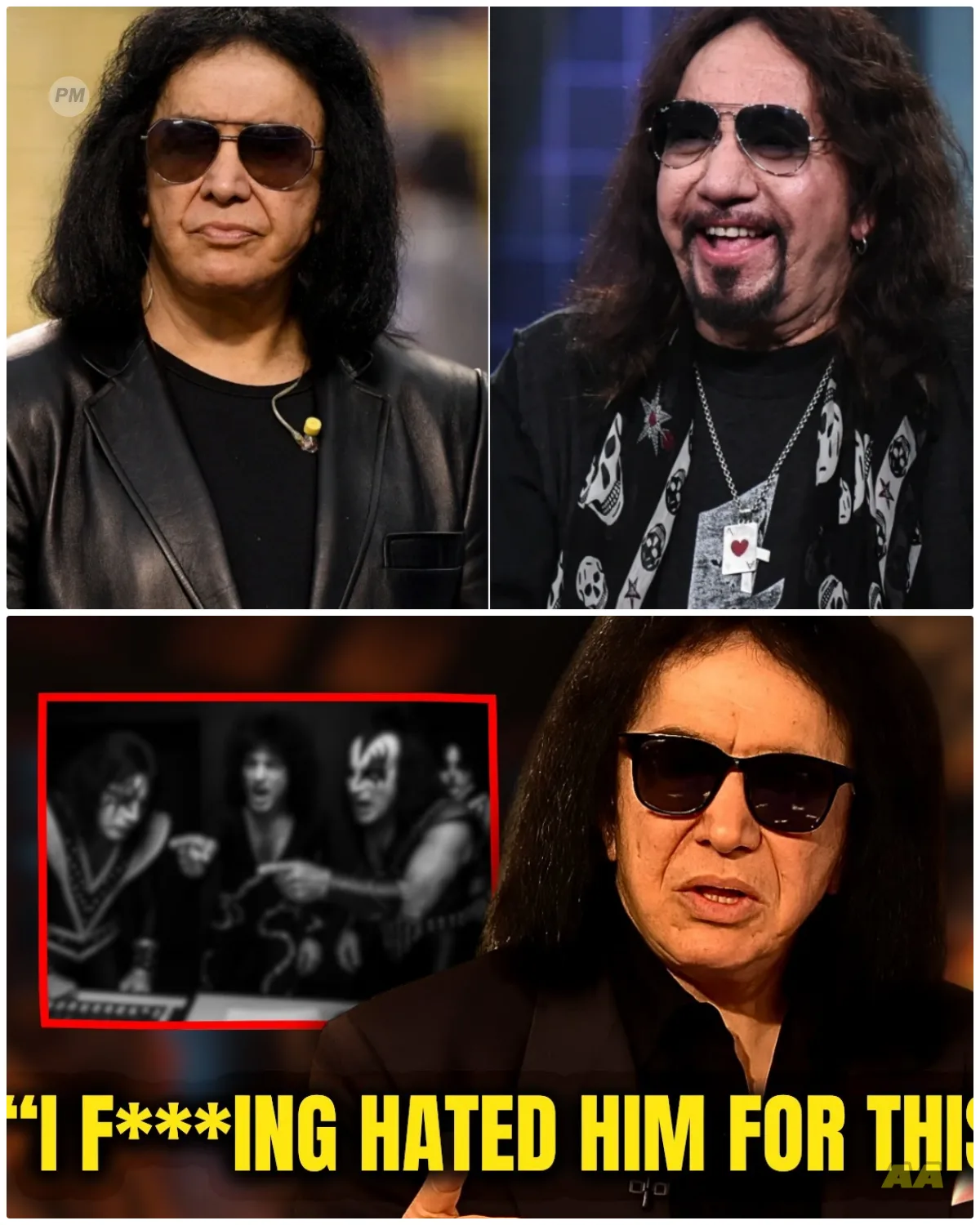 The Shocking Truth: Gene Simmons Drops the Bombshell That Ends KISS Reunion Dreams Forever!  In a stunning revelation that could rock the very foundations of rock and roll, Gene Simmons has pulled back the curtain on the long-awaited KISS reunion, leaving fans gasping for air. With just a few ruthless words, he has extinguished the flickering flame of hope for millions who dreamed of seeing the original lineup back on stage. We’ve offered him chances, but Ace won’t change, he declared, sending shockwaves through the music world. What dark secrets lie behind this brutal admission? Is this the beginning of the end for KISS as we know it? Buckle up, because the truth is more scandalous than you can imagine! 👇
