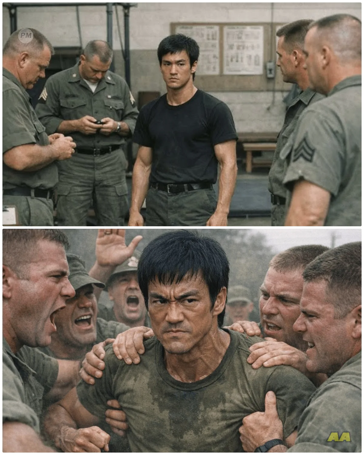 6 Army Trainers Challenged Bruce Lee’s Strength