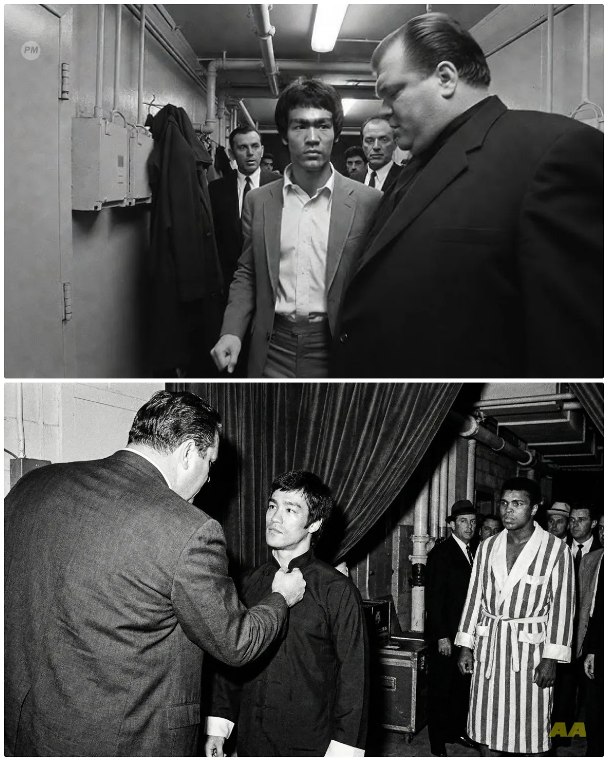 Muhammad Ali’s 450lb Bodyguard ATTACKED Bruce Lee Backstage