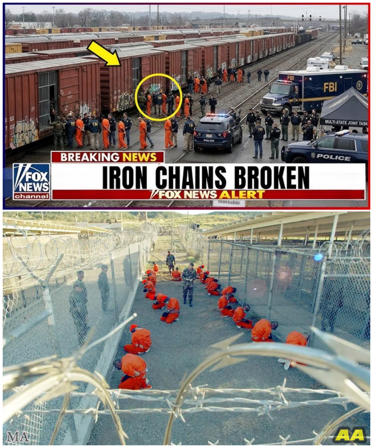 🦊 BREAKING BEYOND BELIEF: FBI & ICE STUNNED After Alleged Discovery of 156 Hidden Prisoners Stuffed Inside Secret Train Cars Spanning 17 States 🚨
